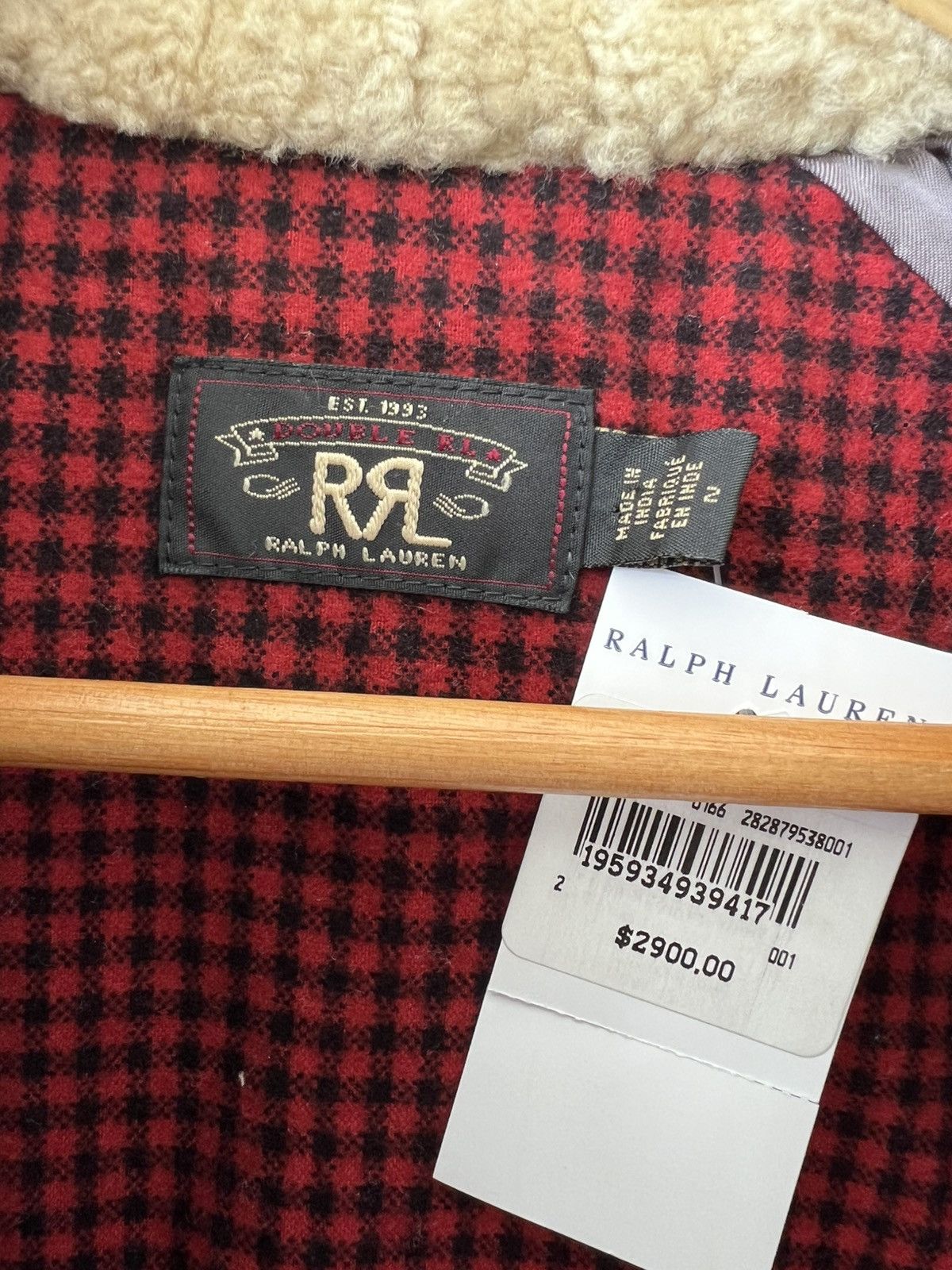 RRL Ralph Lauren NWT RRL Ralph Lauren Shearling-Paneled Leather Jacket Size 2 Size XS / US 0-2 / IT 36-38 - 10 Thumbnail