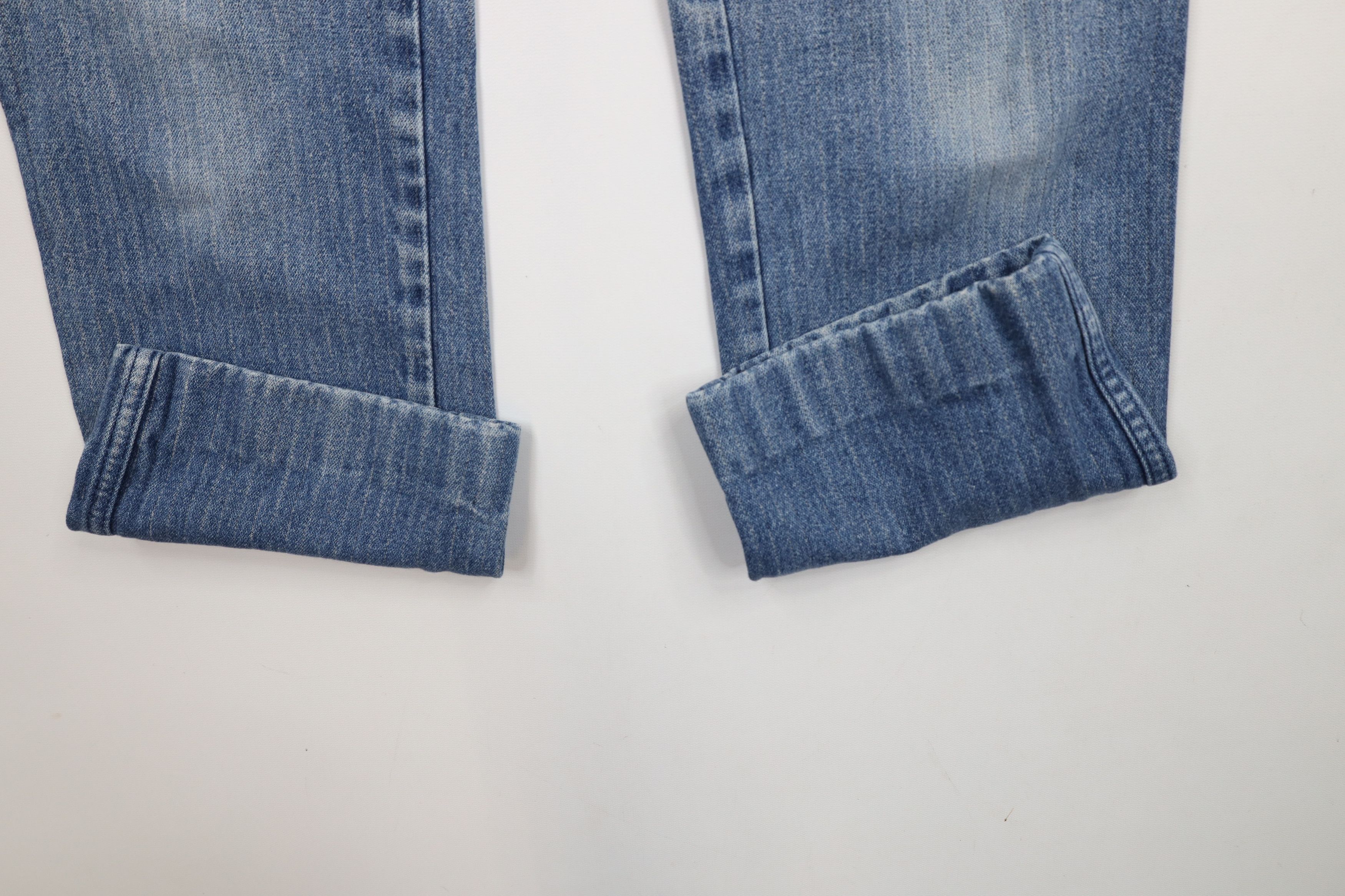 Vintage Vintage 90s Streetwear Straight Leg Denim Jeans Blue Cotton Size 32" / US 10 / IT 46 - 5 Thumbnail