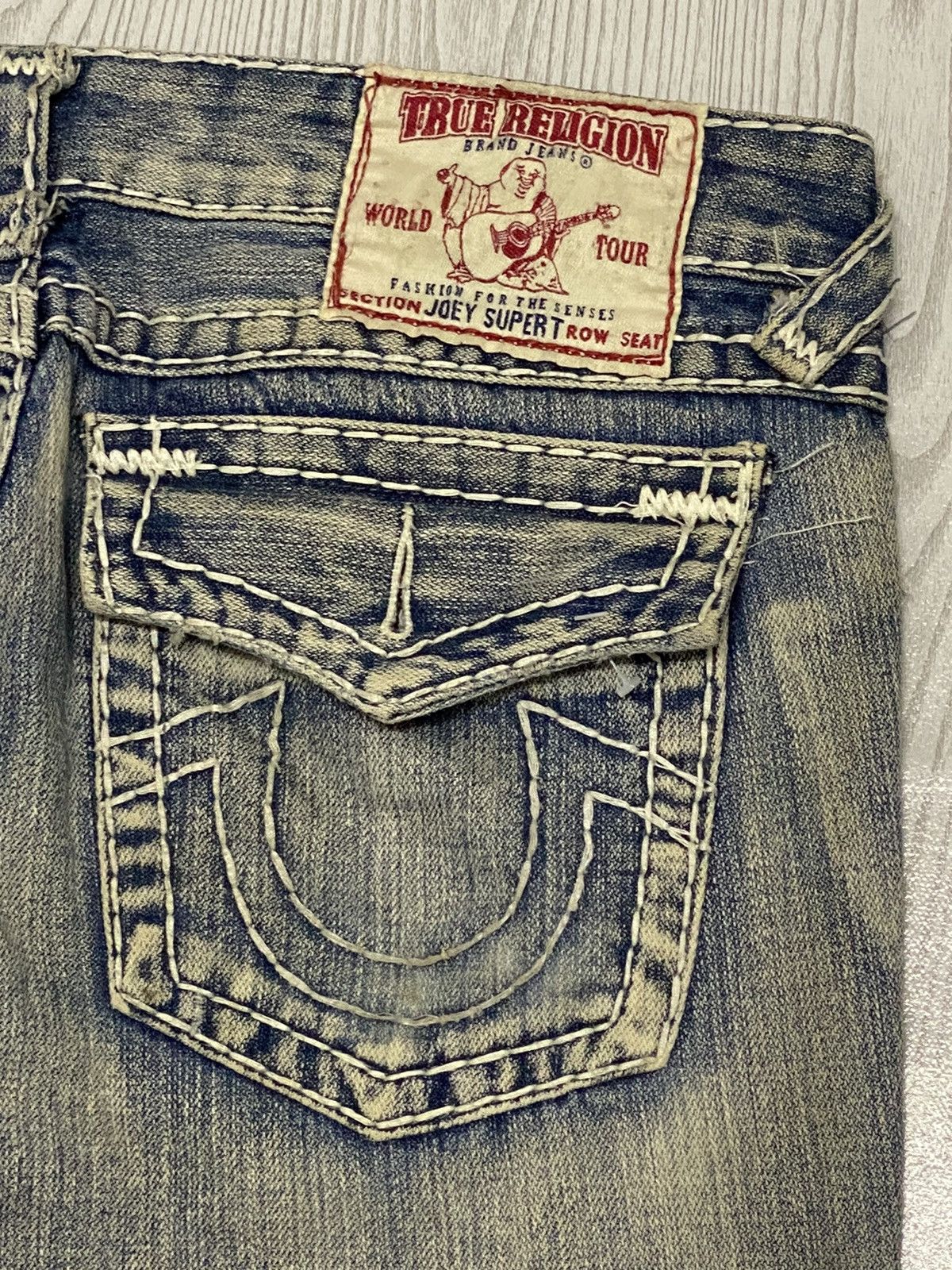 Hysteric Glamour × If Six Was Nine × Japanese Brand Flare True Religion Jean Fashion for the Sense Low Rise Size US 31 - 10 Thumbnail