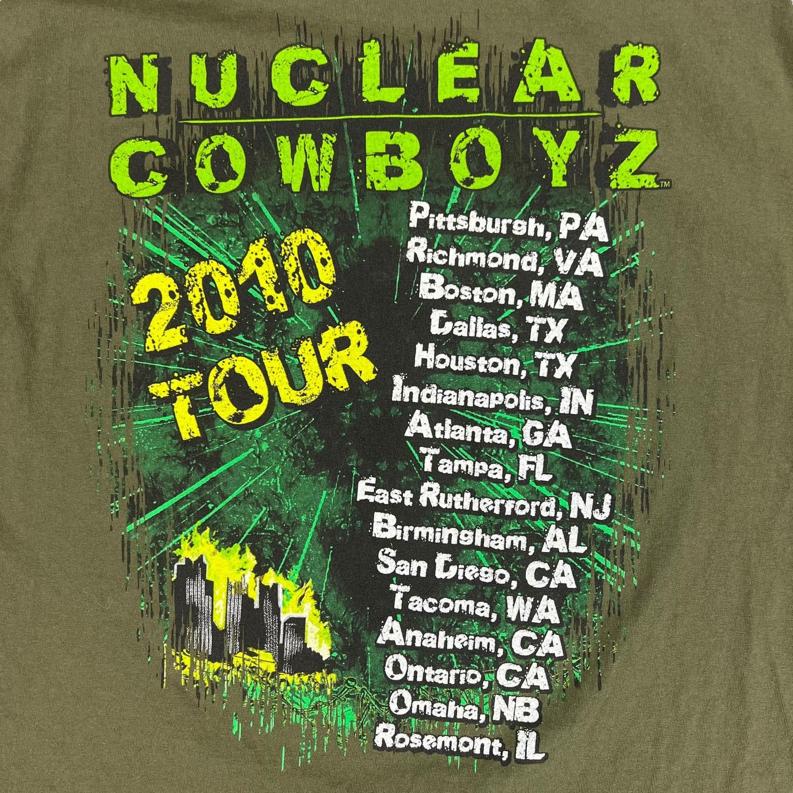 Other Y2K 2010 Nuclear Cowboyz bike motocross tee (L) Size US L / EU 52-54 / 3 - 7 Thumbnail
