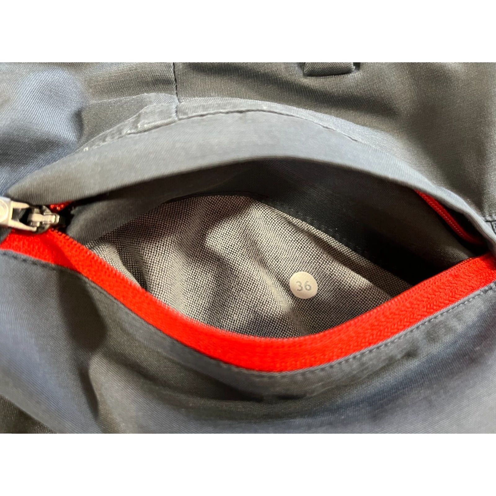 Lululemon VINTAGE Mens Lululemon Commission Pants Gray 36x32.5 Knit Chino Flat Front Regular Straight 90s City Preppy Mens Size US 36 / EU 52 - 7 Thumbnail