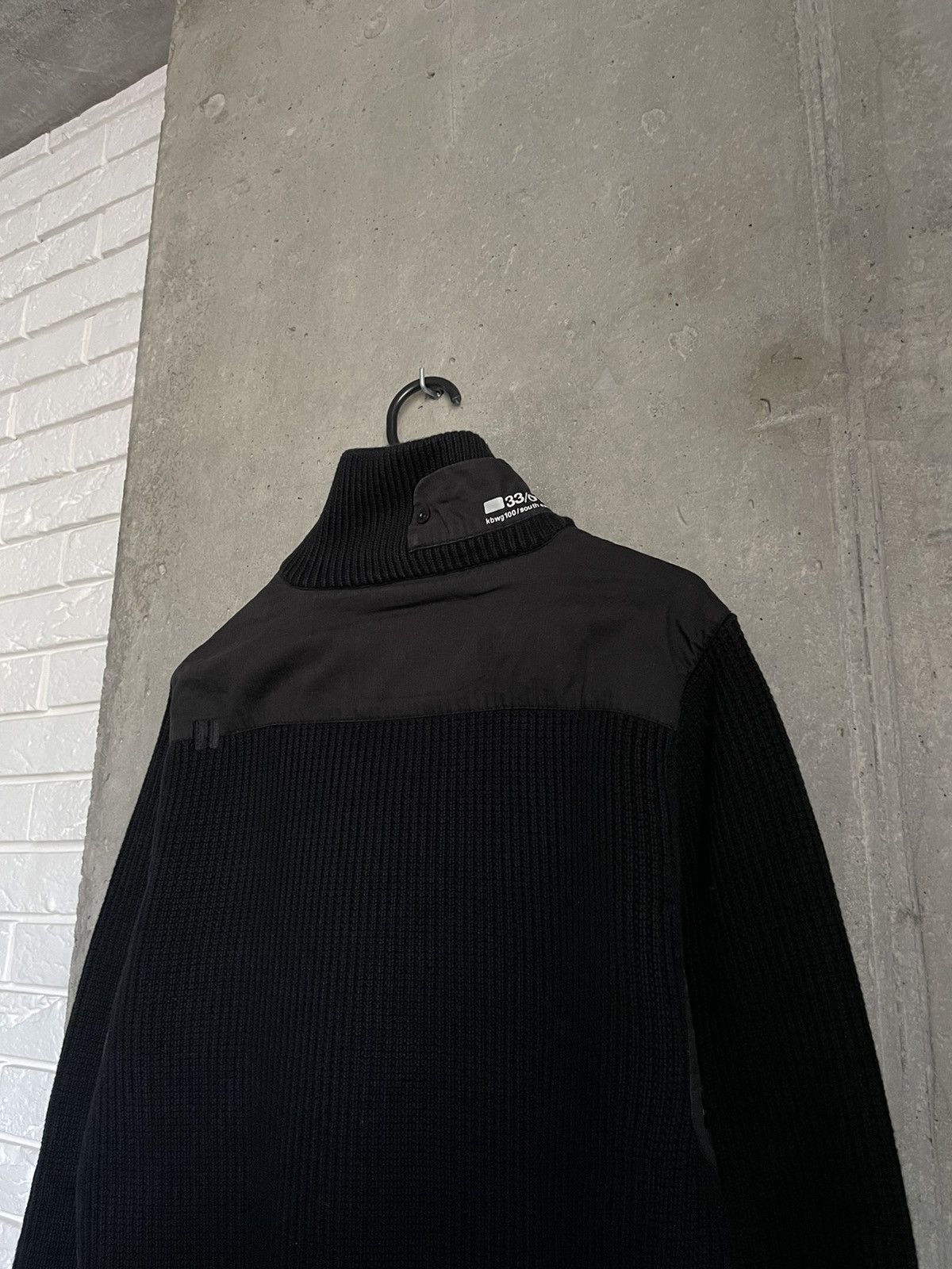 G-Star × Japanese Brand × Vintage Vintage G-Star Hard Turtleneck Heavy Zip Ribbed Knit Y2K Size US L / EU 52-54 / 3 - 10 Thumbnail