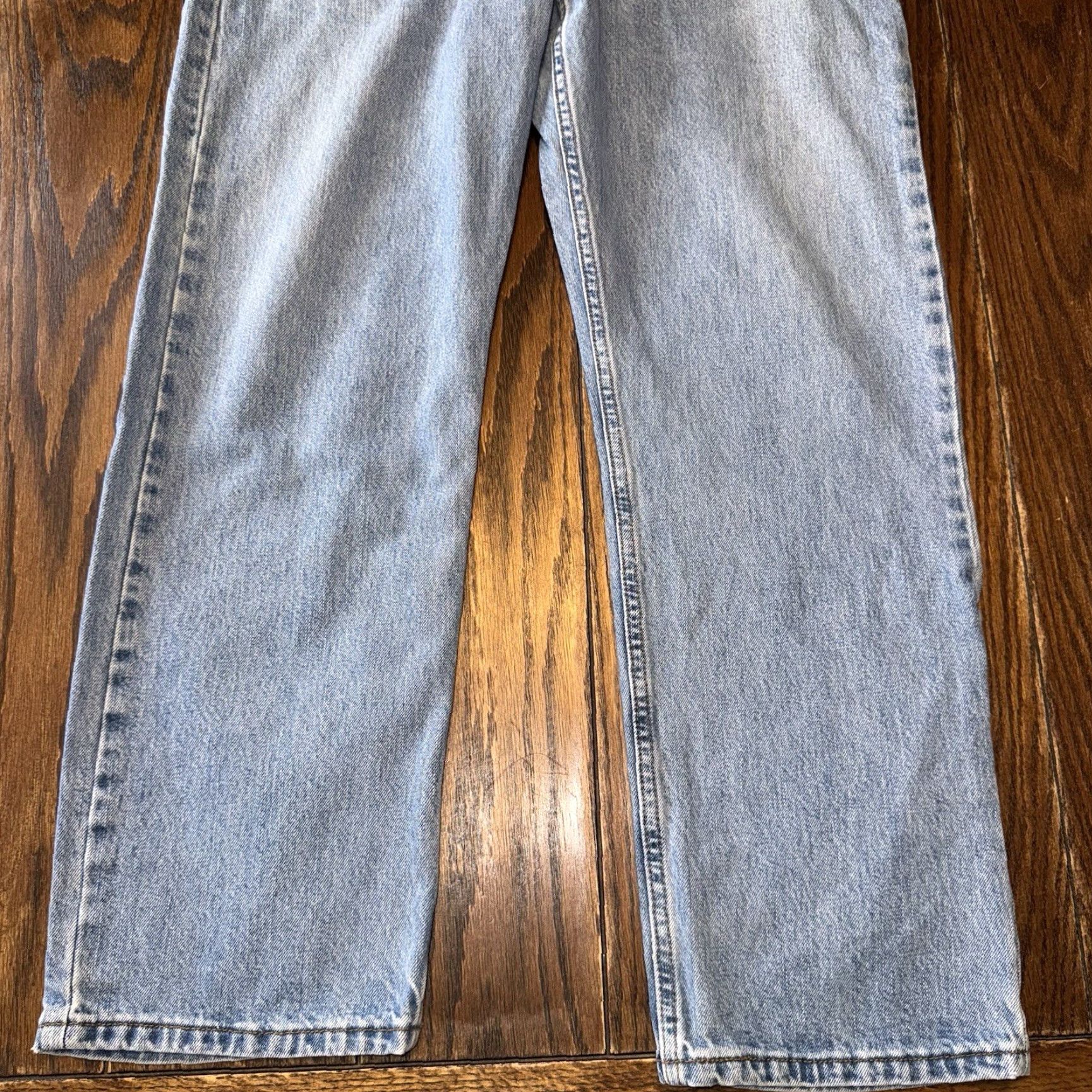 Levi's VINTAGE Levi's 505 Jeans 36x30 Light Wash Straight Denim Blue 90s USA Red Tab Unisex Adults 5-Pocket Style Slim Regular Mens Womens Size US 36 / EU 52 - 2 Thumbnail