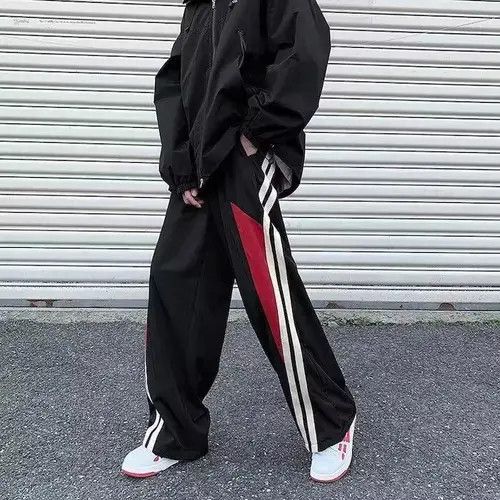 Jean Black Stripe Sweatpants Size US 30 / EU 46 - 4 Thumbnail