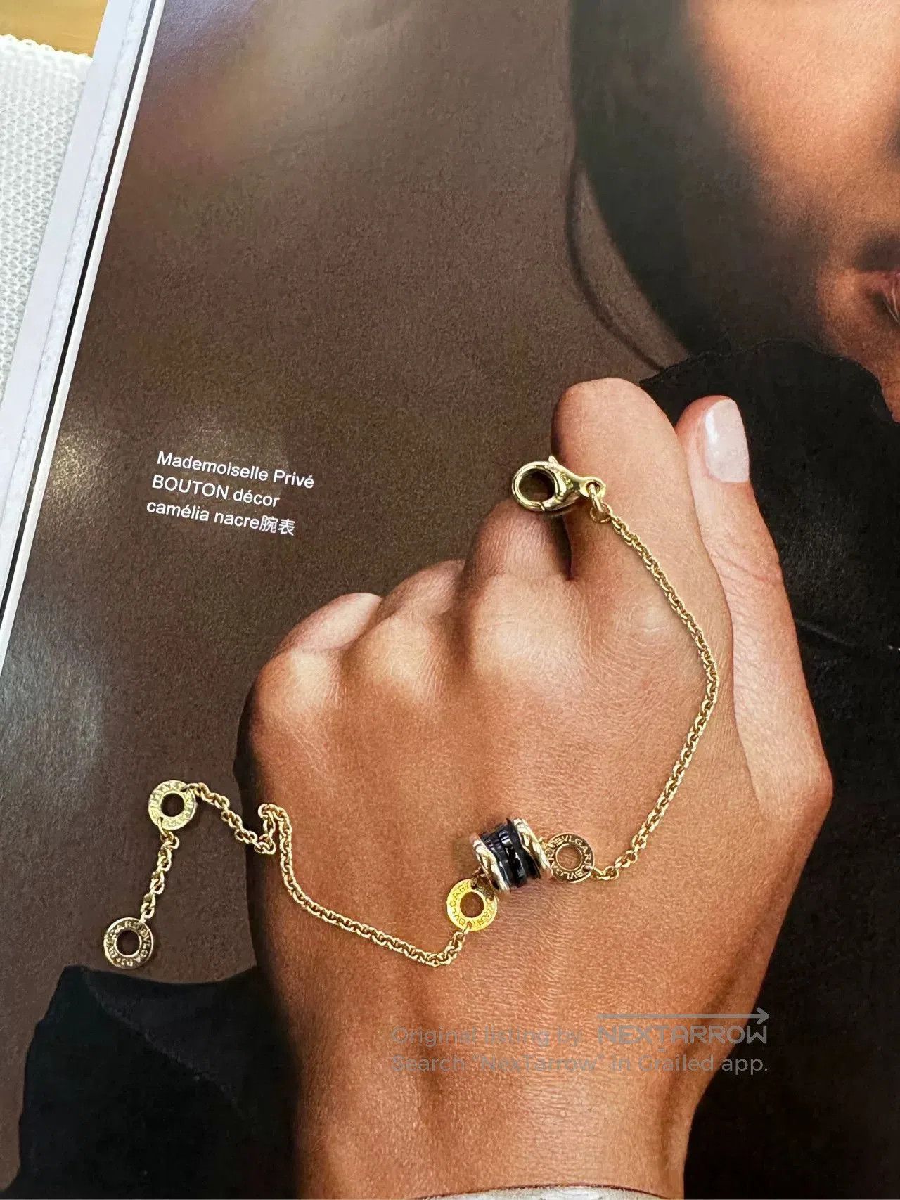 Bvlgari Bvlgari 18k Black Spring Bracelet. Size ONE SIZE - 5 Thumbnail