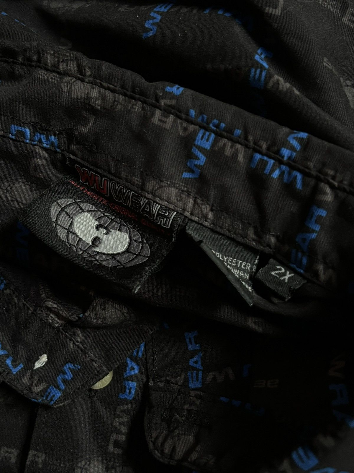 Vintage × Wu-Tang Clan Wu Wear Button Shirt 90s-00s Size US XXL / EU 58 / 5 - 4 Thumbnail