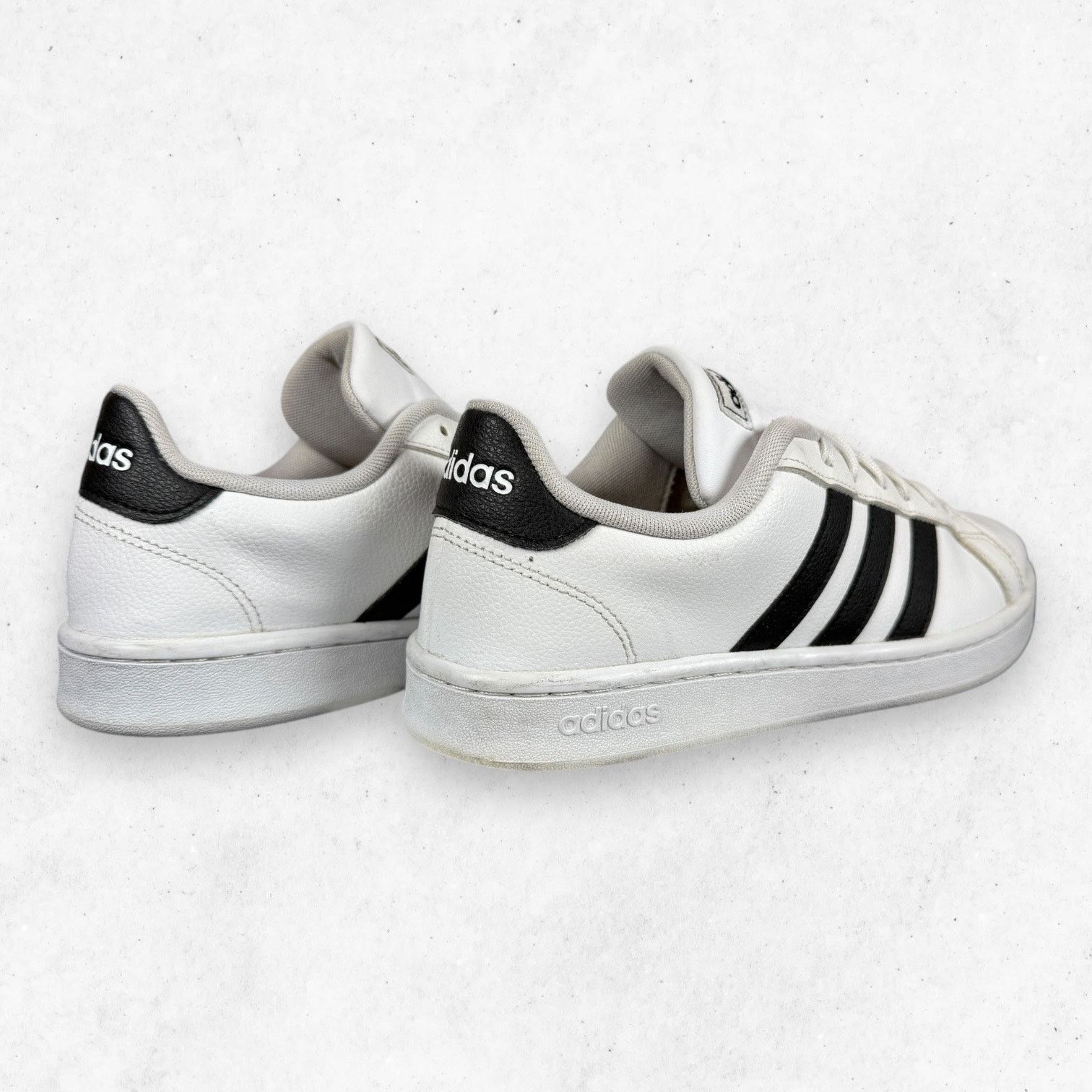 Adidas Adidas Grand Court Women's 9 Sneaker White Black F36483 Size US 9 / IT 39 - 4 Thumbnail