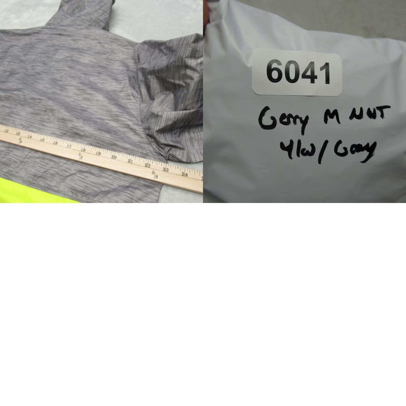 Vintage Gerry Jacket Mens Medium Gray YLW Lightweight Packable Hood Full Zip Windbreaker Size US M / EU 48-50 / 2 - 9 Thumbnail