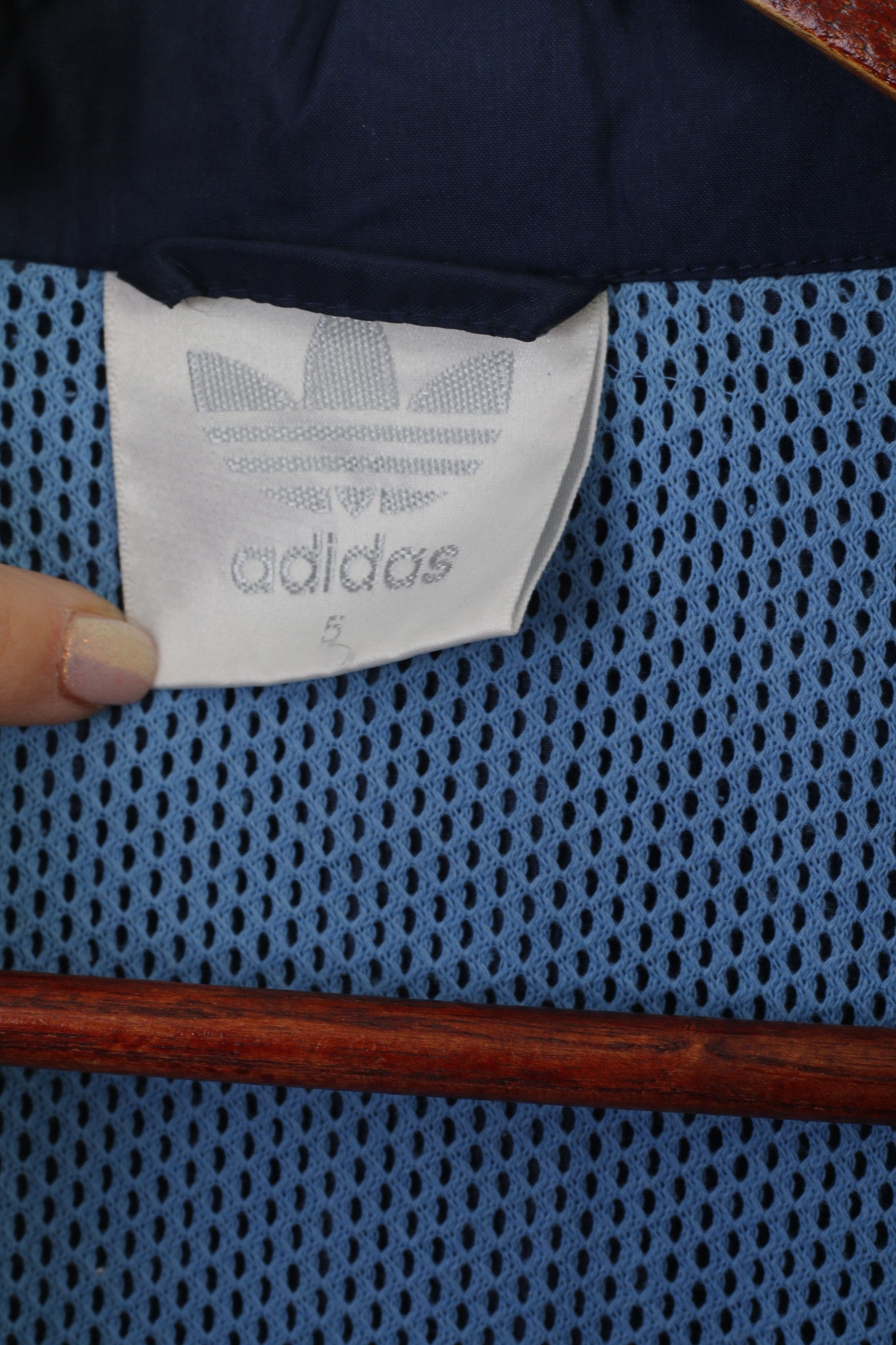 Adidas Adidas Men 174 M Jacket Blue Nylon Reflective 8133 Size US M / EU 48-50 / 2 - 5 Thumbnail