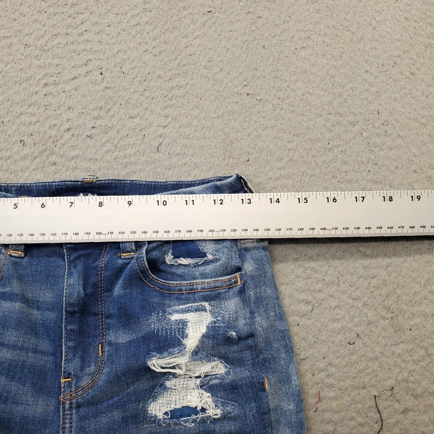 American Eagle Outfitters American Eagle Outfitters Curvy Jegging Jeans Womens 2 Blue High Rise Regular Fit Special: N/A Size 26" / US 2 / IT 38 - 6 Thumbnail