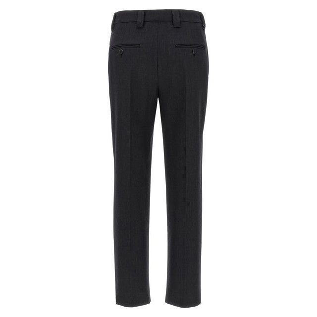 Prada PRADA Gray Wool Pants New & Authentic (Women's size:IT 40;) Size 27" / US 4 / IT 40 - 2 Thumbnail