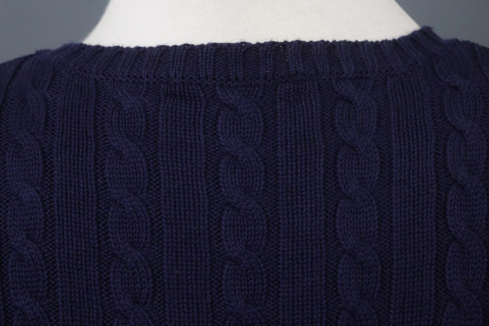 Lauren Ralph Lauren Lauren Ralph Lauren Navy Cotton Knit Pullover Sweater Size S Size S / US 4 / IT 40 - 11 Thumbnail