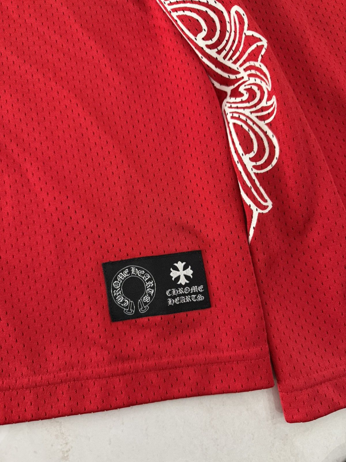 Chrome Hearts Chrome Hearts "TEAM" CNY Exclusive Mesh Longsleeve Sz.L Size US L / EU 52-54 / 3 - 7 Thumbnail