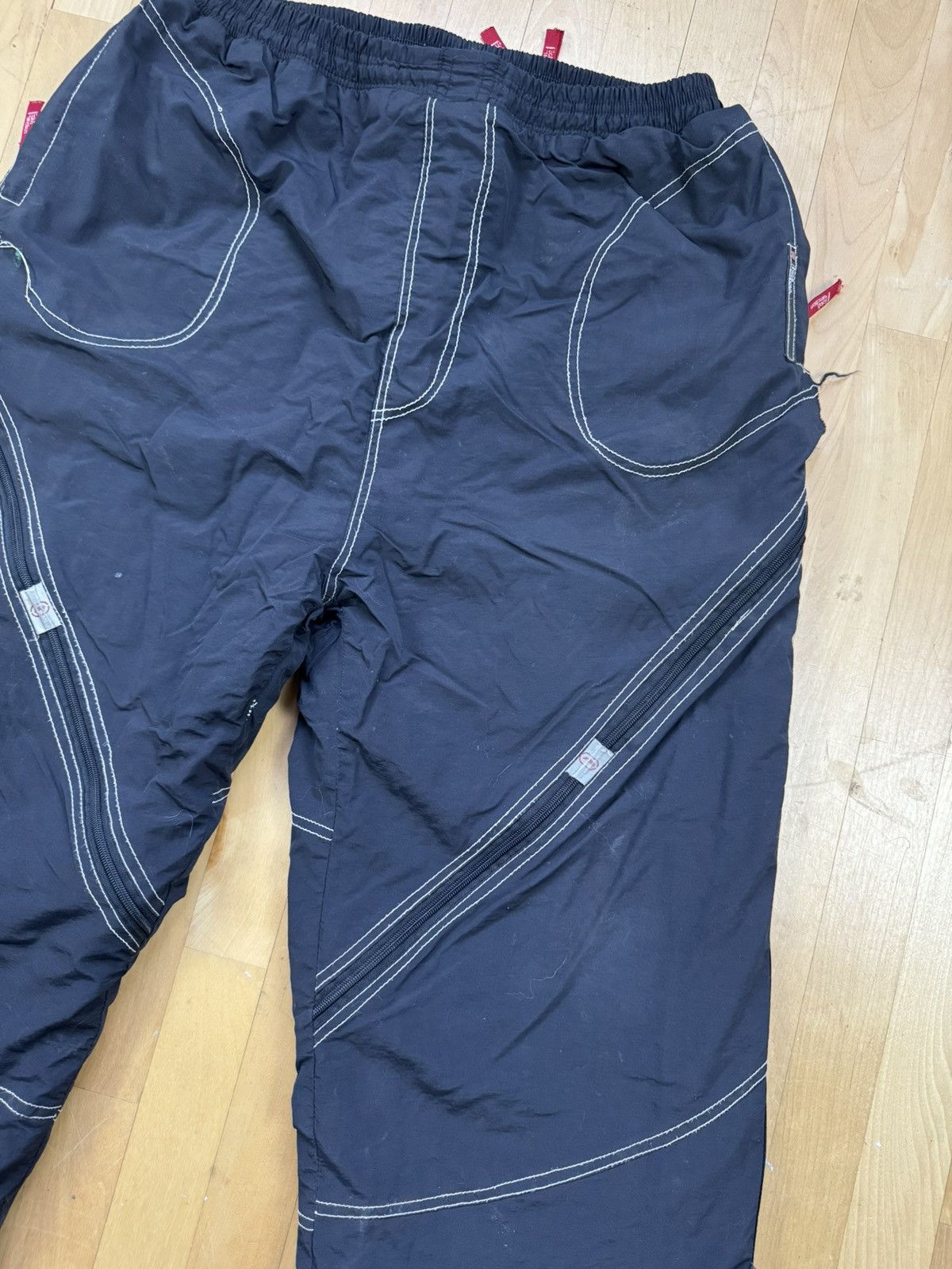 Ecko Unltd. × Vintage Vintage 90’s Rarest Ecko Unltd y2k Full zip Ski pants Usa Size US 36 / EU 52 - 3 Thumbnail