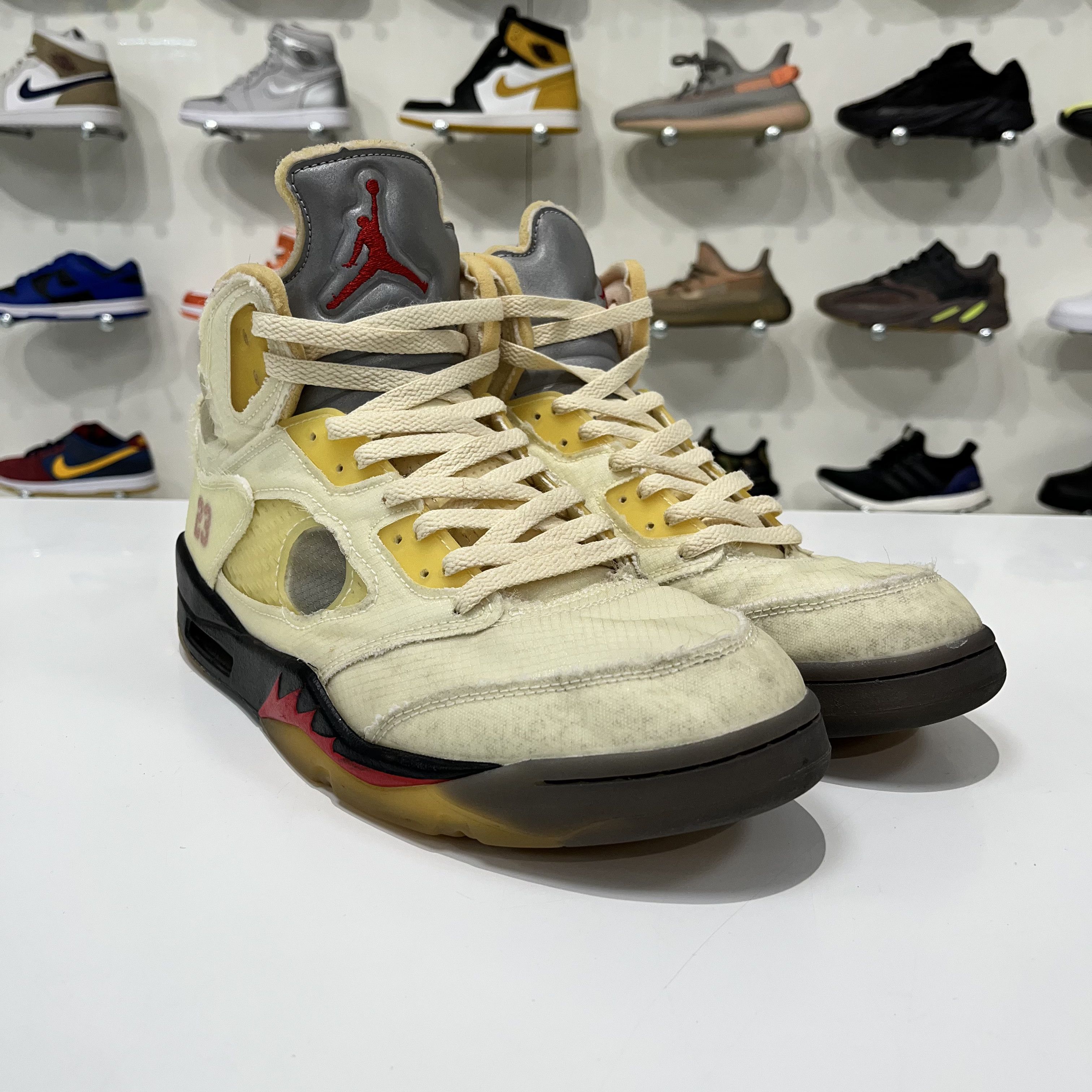 Nike × Off-White Air Jordan 5 Retro x Off-White Sail Size US 11 / EU 44 - 8 Thumbnail