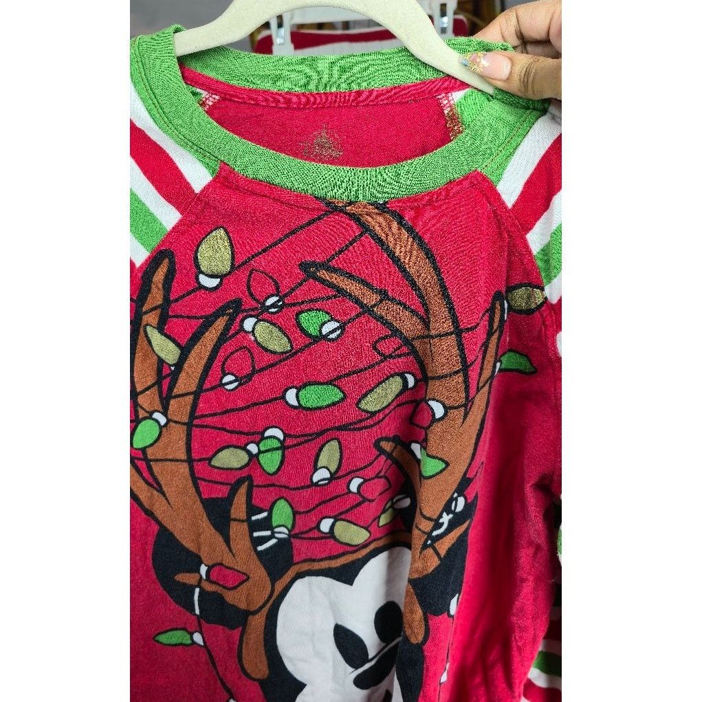 Disney Disney Mickey Mouse Christmas Pajama Set Size Medium 2-Piece Size 34" / US 12 / IT 48 - 4 Thumbnail