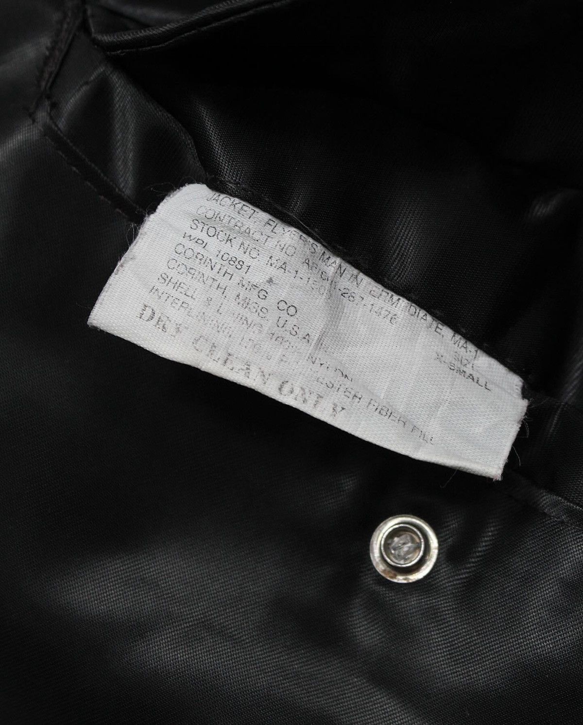 Vintage 1970S USN MA-1 BOMBER JACKET Size US XS / EU 42 / 0 - 6 Thumbnail