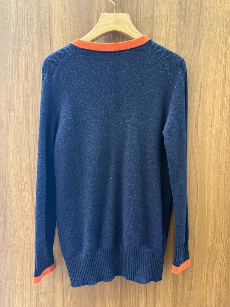 Chanel Chanel Blue cashmere cardigan coat Size XXS / US 00 / IT 34 - 2 Thumbnail