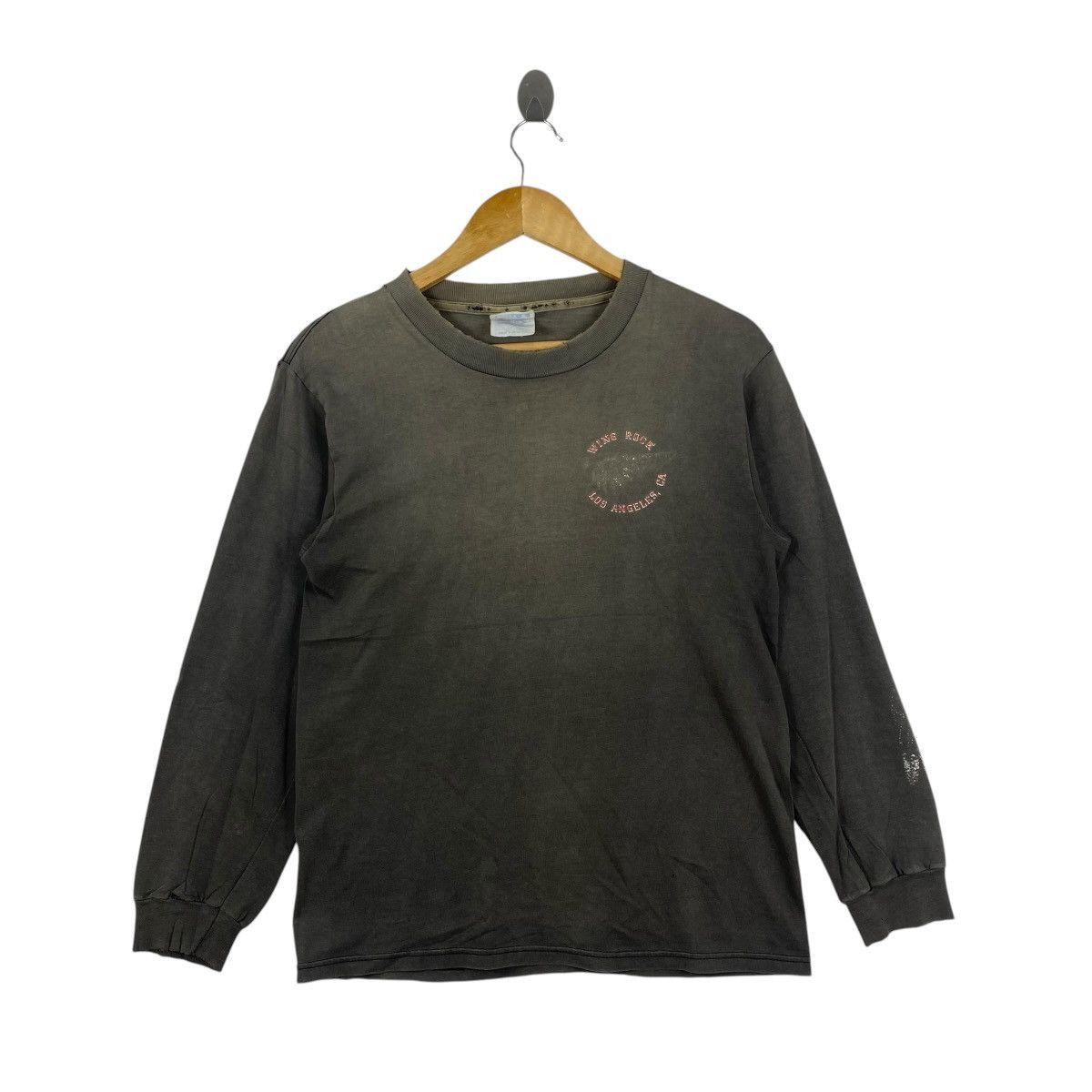 Vintage Vintage 90s Wing Rock Japanese Americana LS Tee S Faded Size US S / EU 44-46 / 1 - 2 Thumbnail
