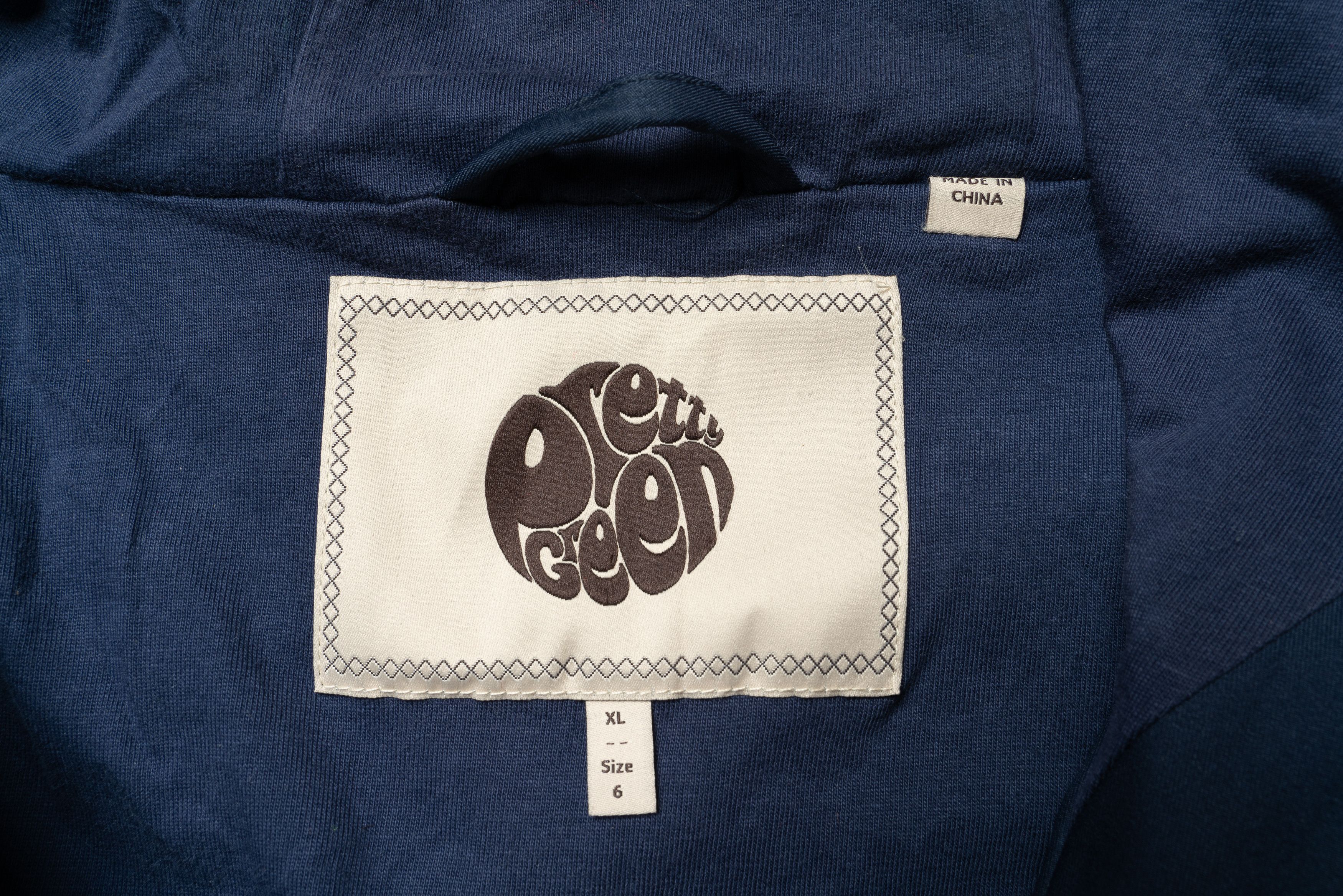 Pretty Green 🔵 PRETTY GREEN Navy Zip Up Hooded Jacket Size US XL / EU 56 / 4 - 6 Thumbnail