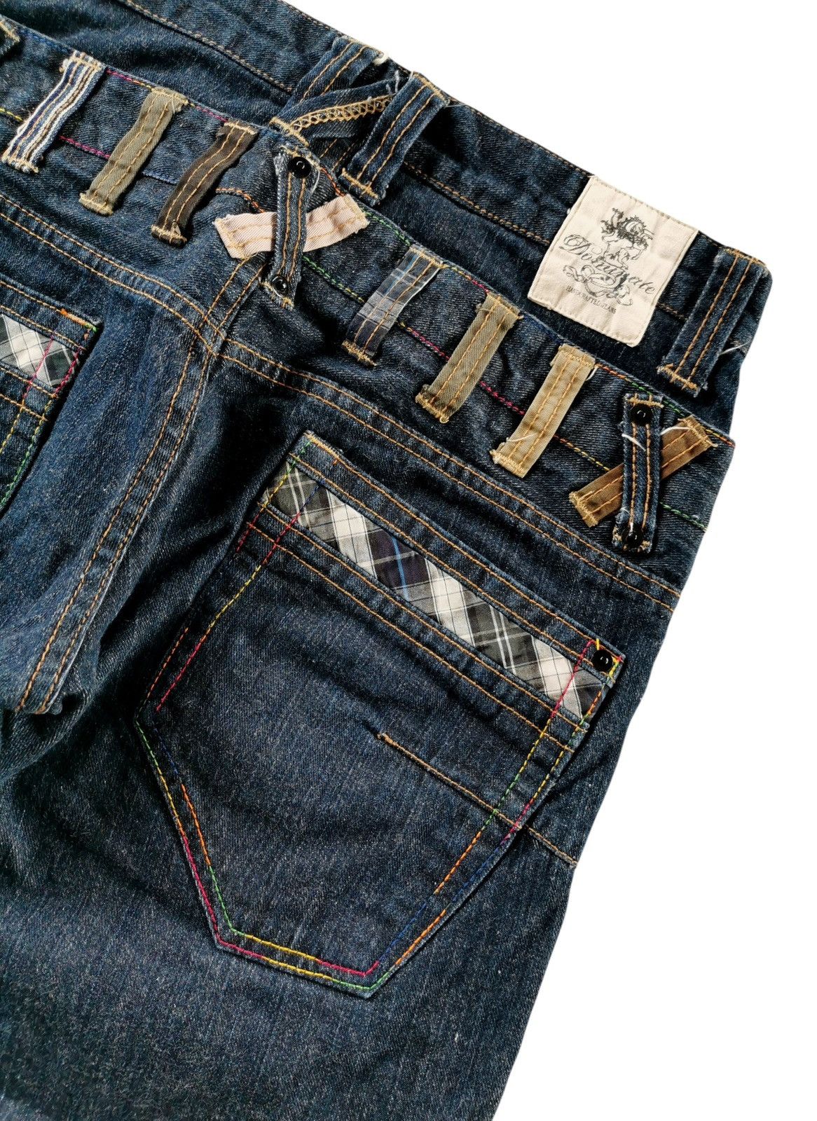 Hysteric Glamour Double Dominate Jeans Sensho Graphic Zip Rare Japanese Denim Size US 31 - 7 Thumbnail