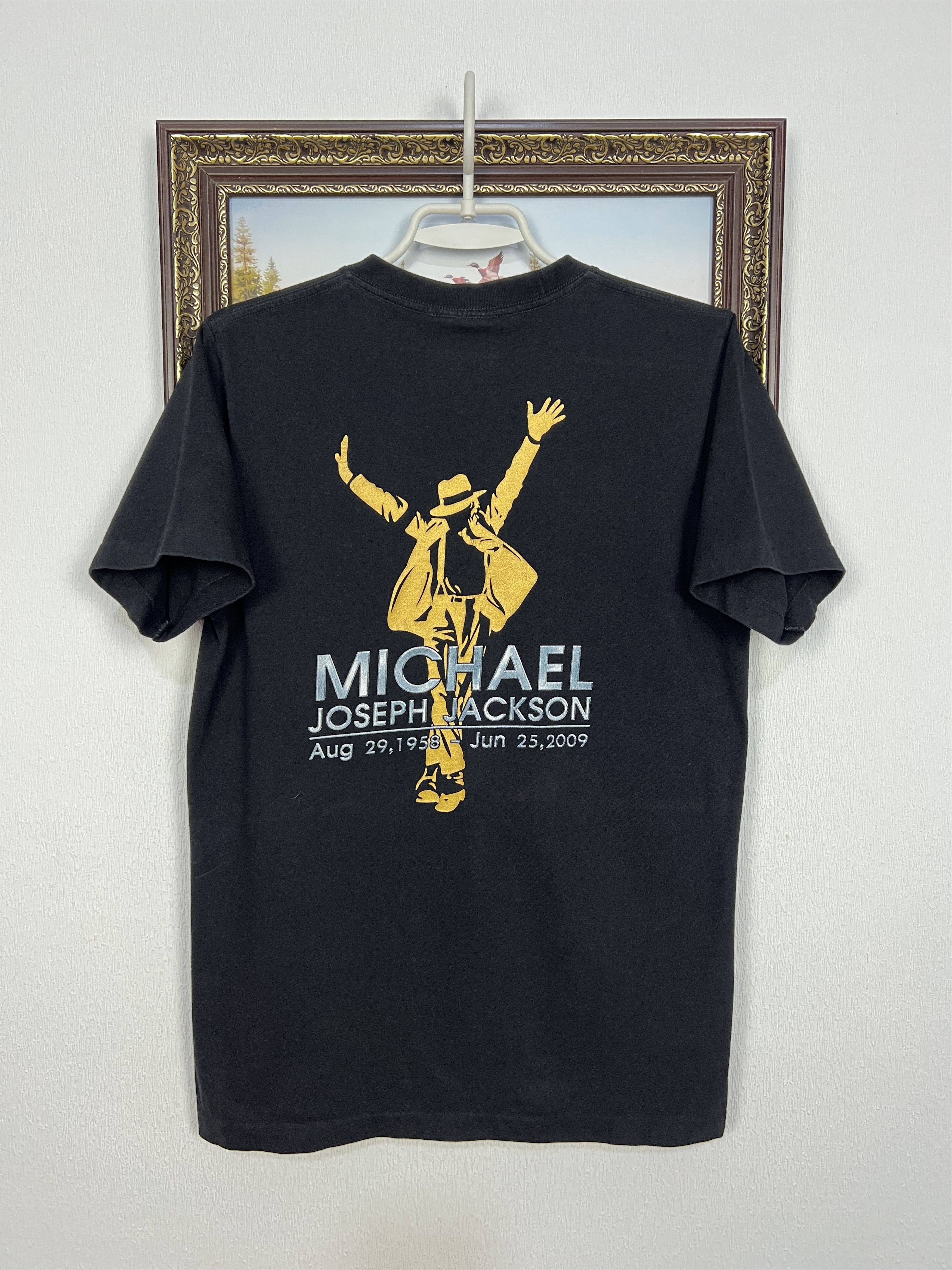 Vintage Vintage Michael Jackson Over Print Shirt You Are Not Alone Size US M / EU 48-50 / 2 - 9 Thumbnail