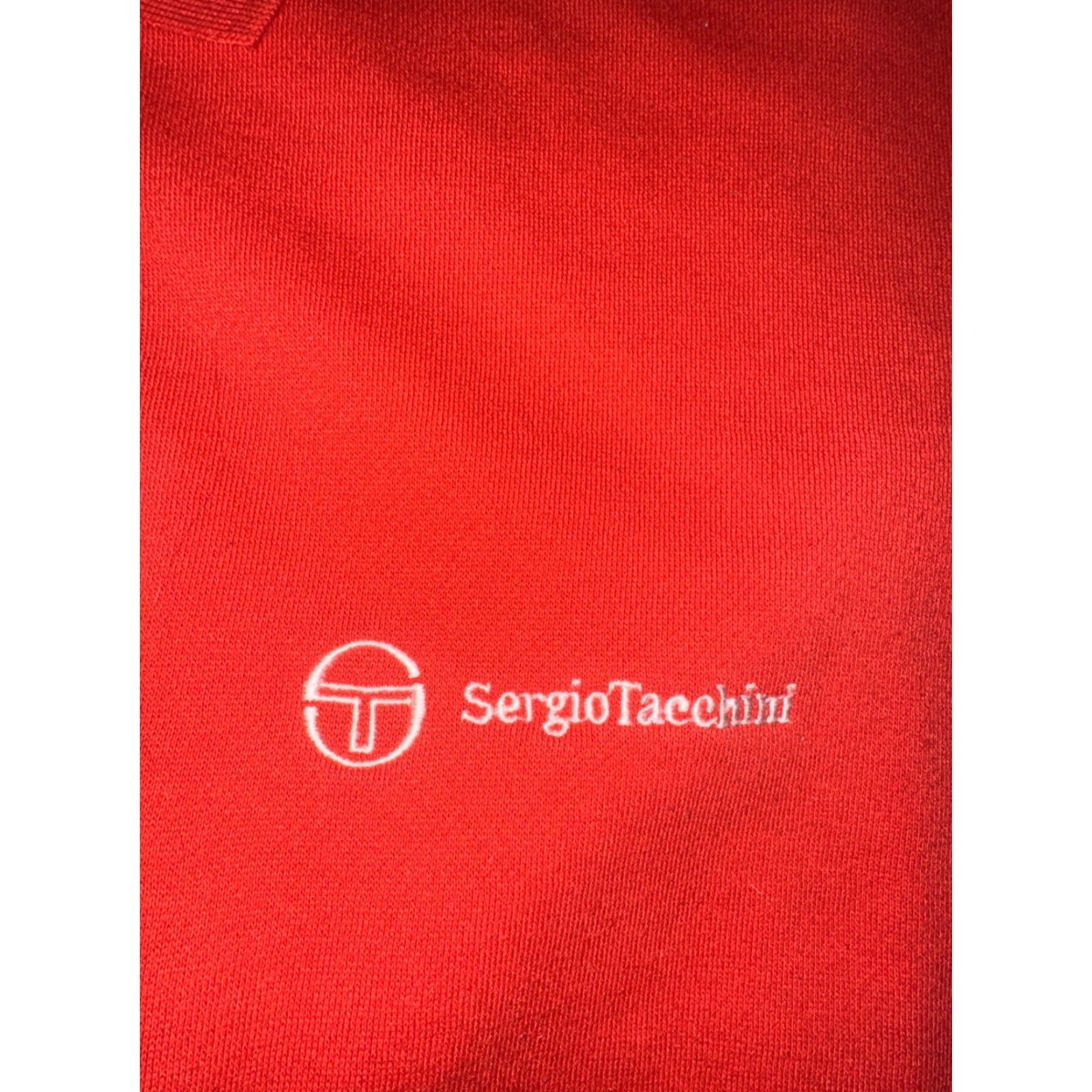 Sergio Tacchini VINTAGE Sergio Tacchini Sweatshirt Red Collared Pullover M 90s Mens Size US M / EU 48-50 / 2 - 3 Thumbnail