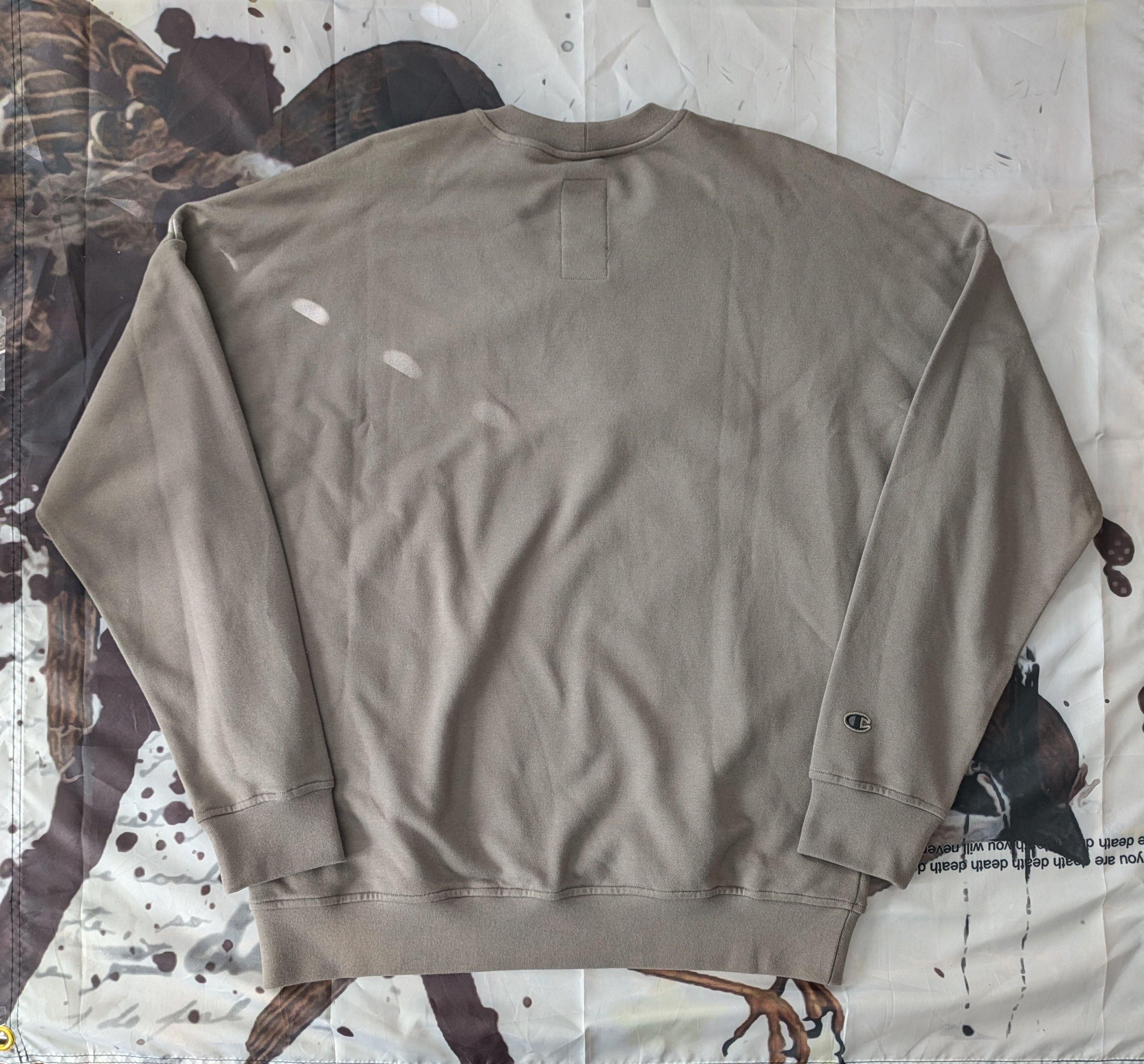 Champion × Rick Owens Logo Embroidered Crewneck Size US L / EU 52-54 / 3 - 2 Thumbnail
