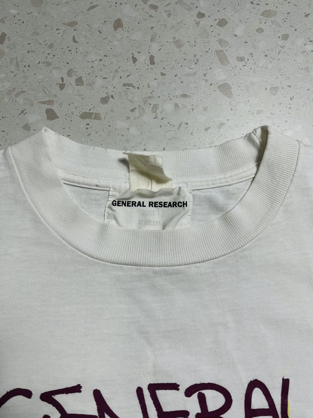 General Research Vintage General research distress t shirt Size US M / EU 48-50 / 2 - 4 Thumbnail