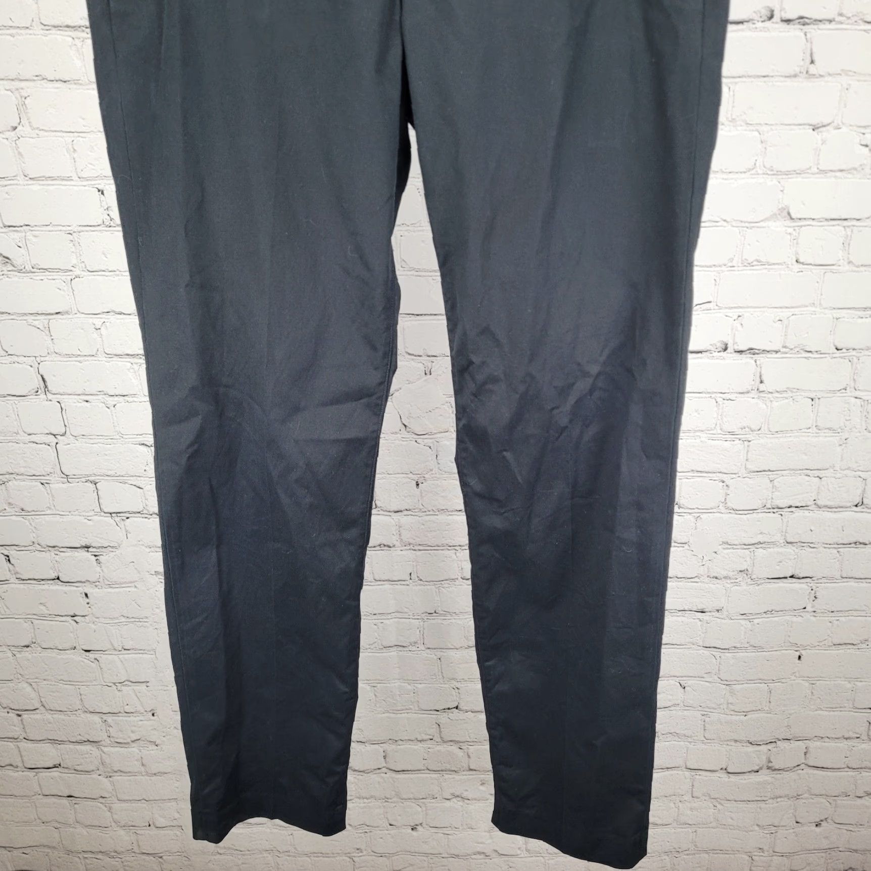 Bonobos Bonobos Pants 32x32 Black Slim Cotton Stretch Chino Flat Front Dress Mens Size US 32 / EU 48 - 7 Thumbnail