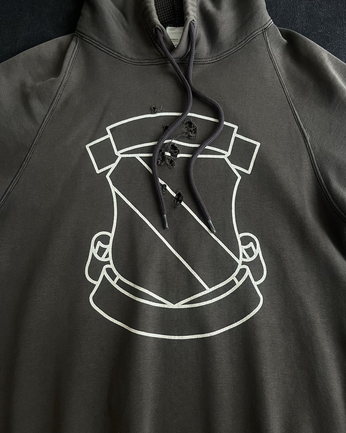 Number (N)ine NUMBER (N)INE AW01 shield bullet short sleeve hoodie Size US S / EU 44-46 / 1 - 3 Thumbnail
