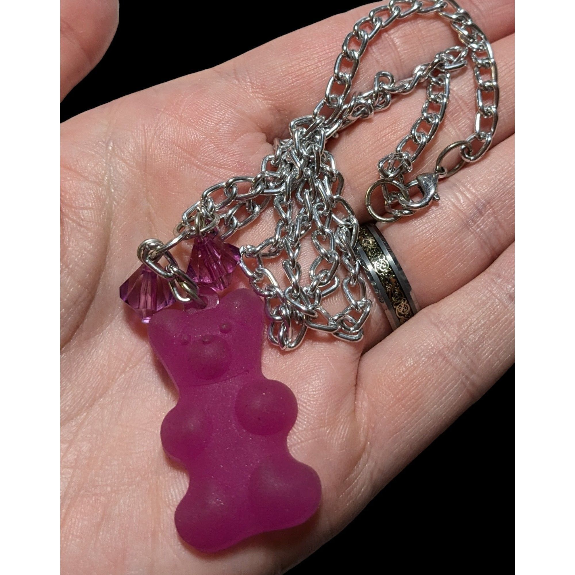 Other Pink Gummy Bear Necklace Size ONE SIZE - 5 Thumbnail