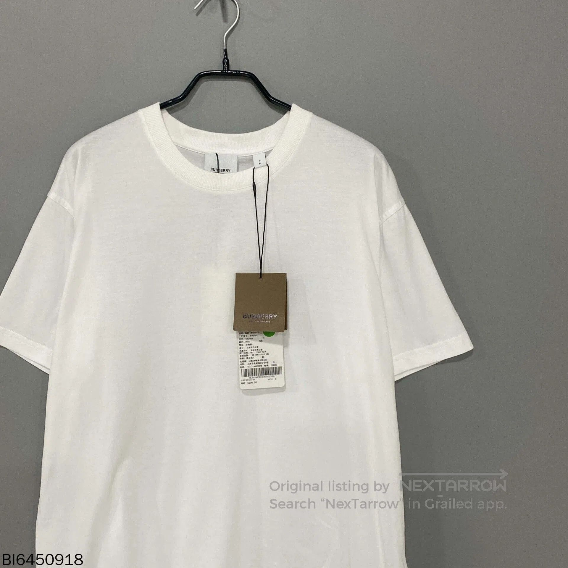 Burberry Burberry White Back Slogan Short Sleeve. Size US S / EU 44-46 / 1 - 2 Thumbnail