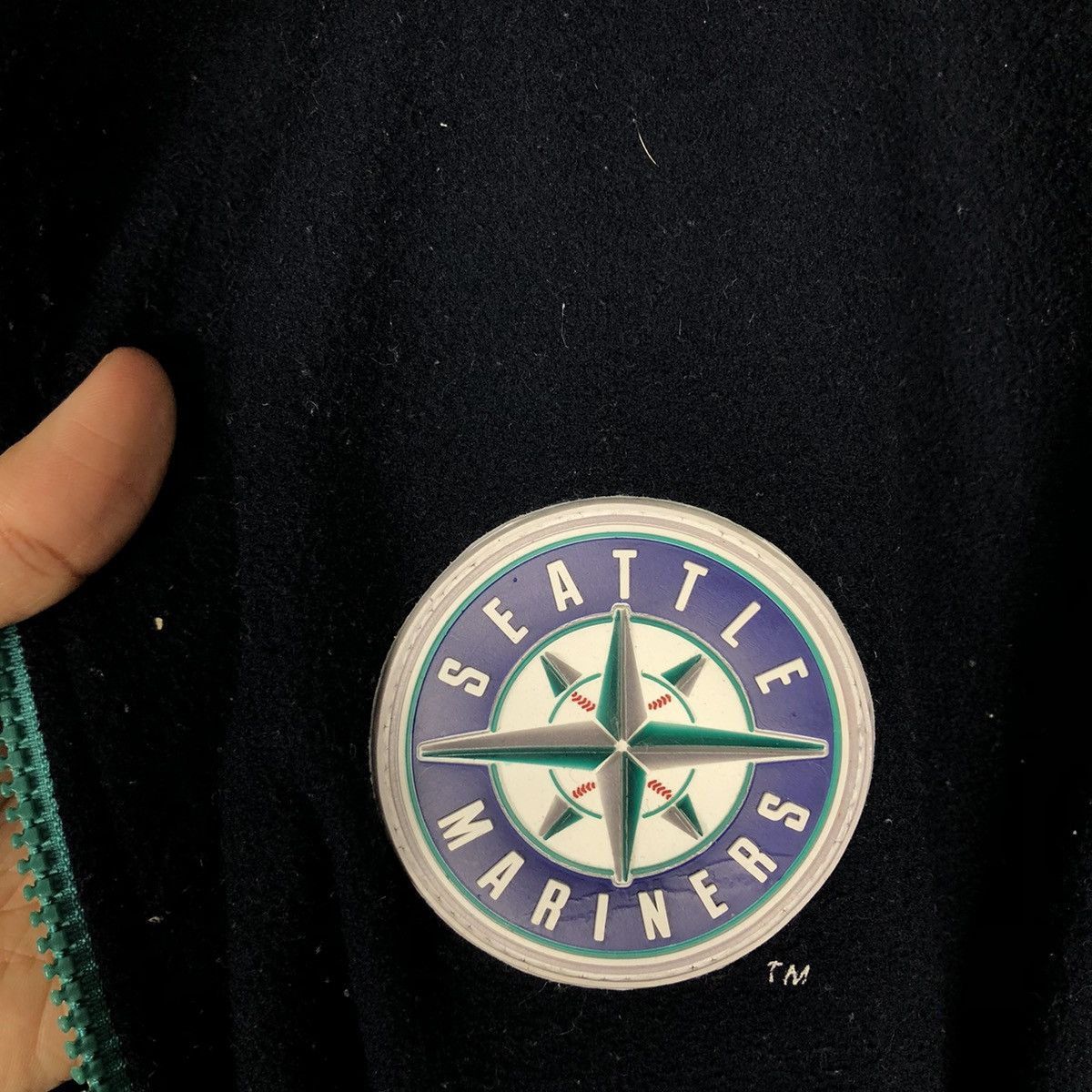 Japanese Brand 🔥Vintage Fleece Jacket Seattle Marines Big Logo Size US M / EU 48-50 / 2 - 13 Thumbnail