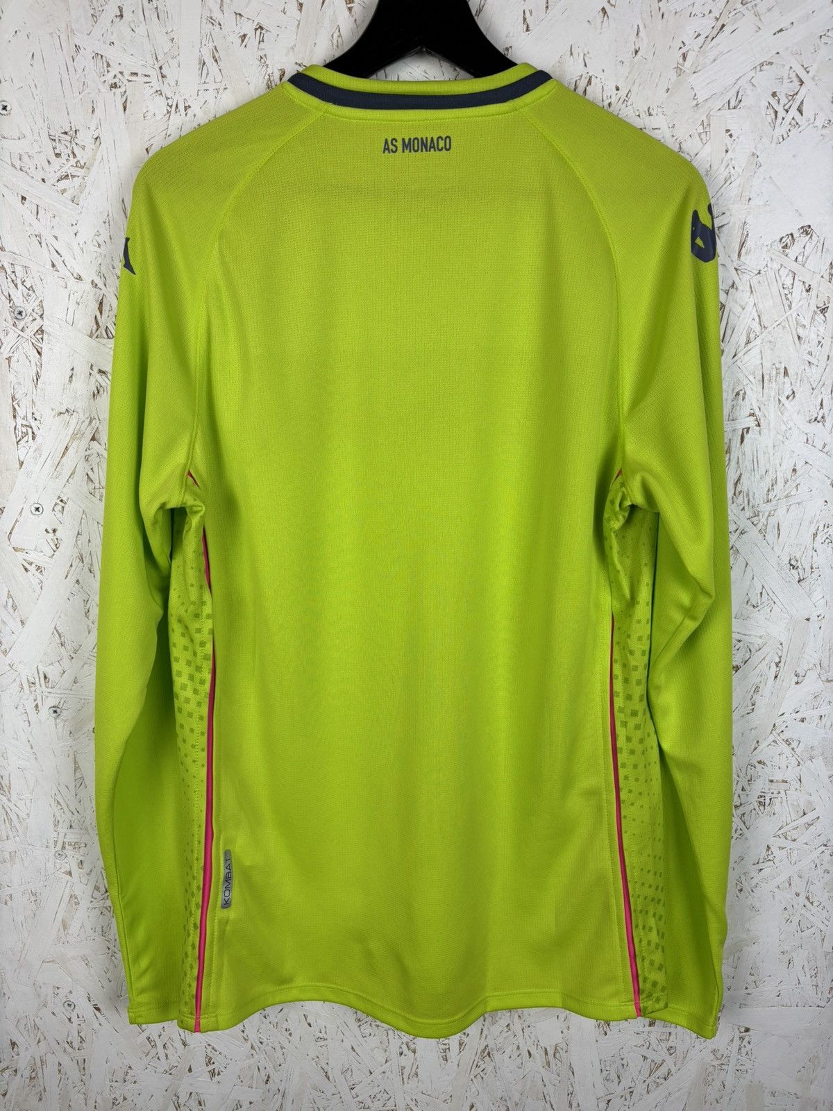 Kappa Kappa AS Monaco 2020/21 GK Kit Soccer Jersey Yellow Size L Size US L / EU 52-54 / 3 - 6 Thumbnail
