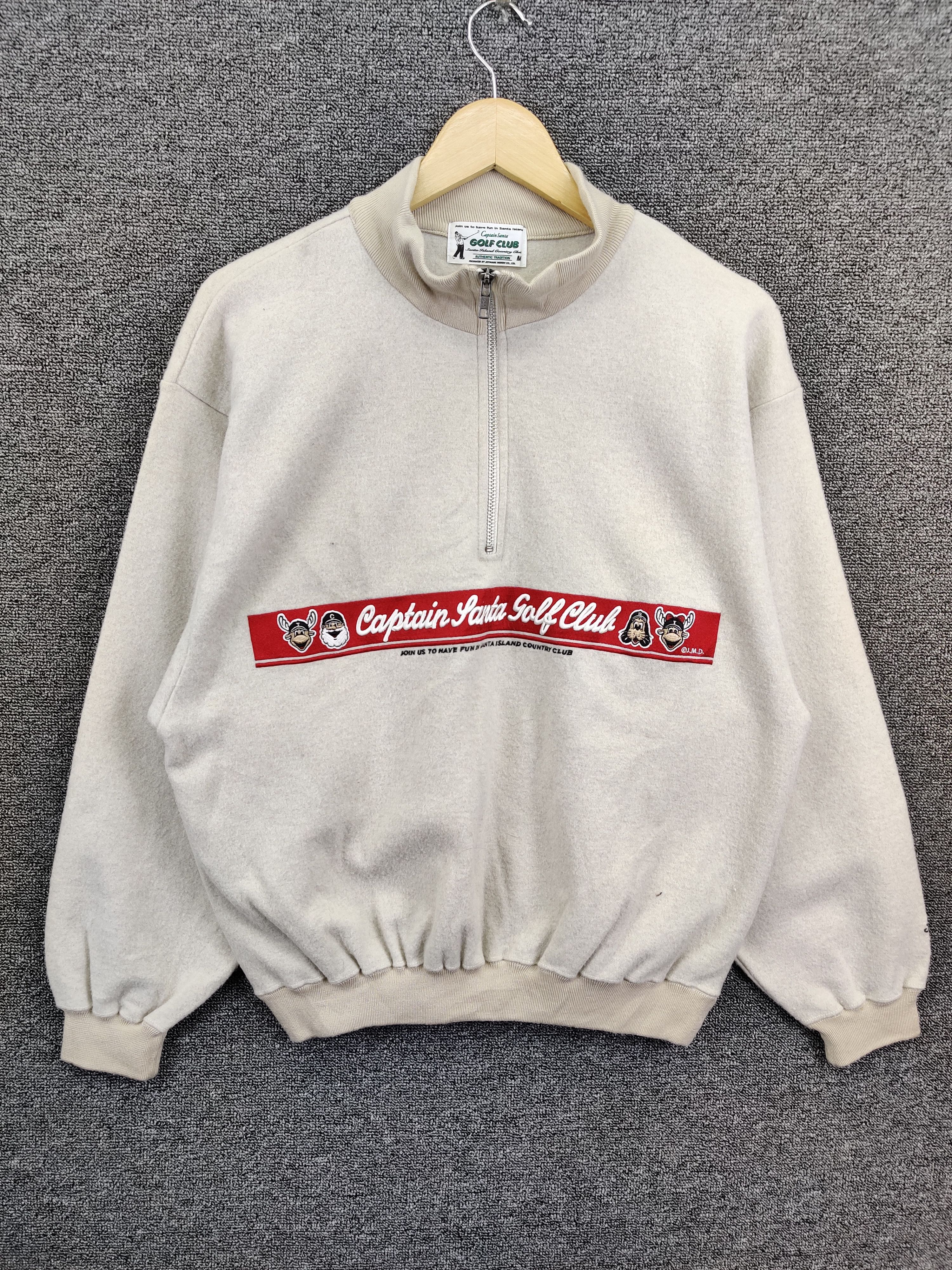 Captain Santors Vintage Captain Santa Golf Club Half Zip Sweatshirt Size US M / EU 48-50 / 2 - 1 Thumbnail