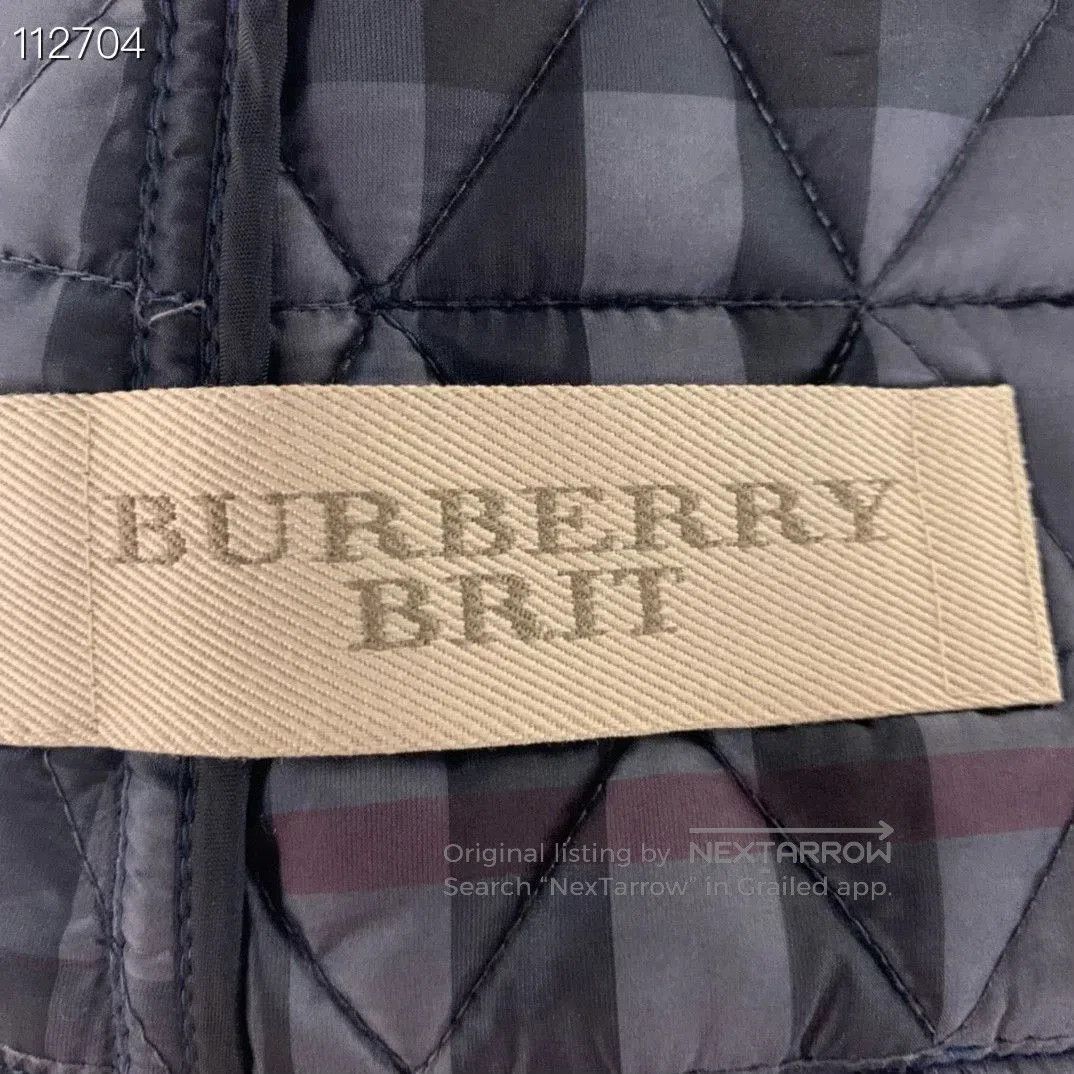 Burberry Burberry 073050 v25 Blue Padded Coat. Size XS / US 0-2 / IT 36-38 - 4 Thumbnail