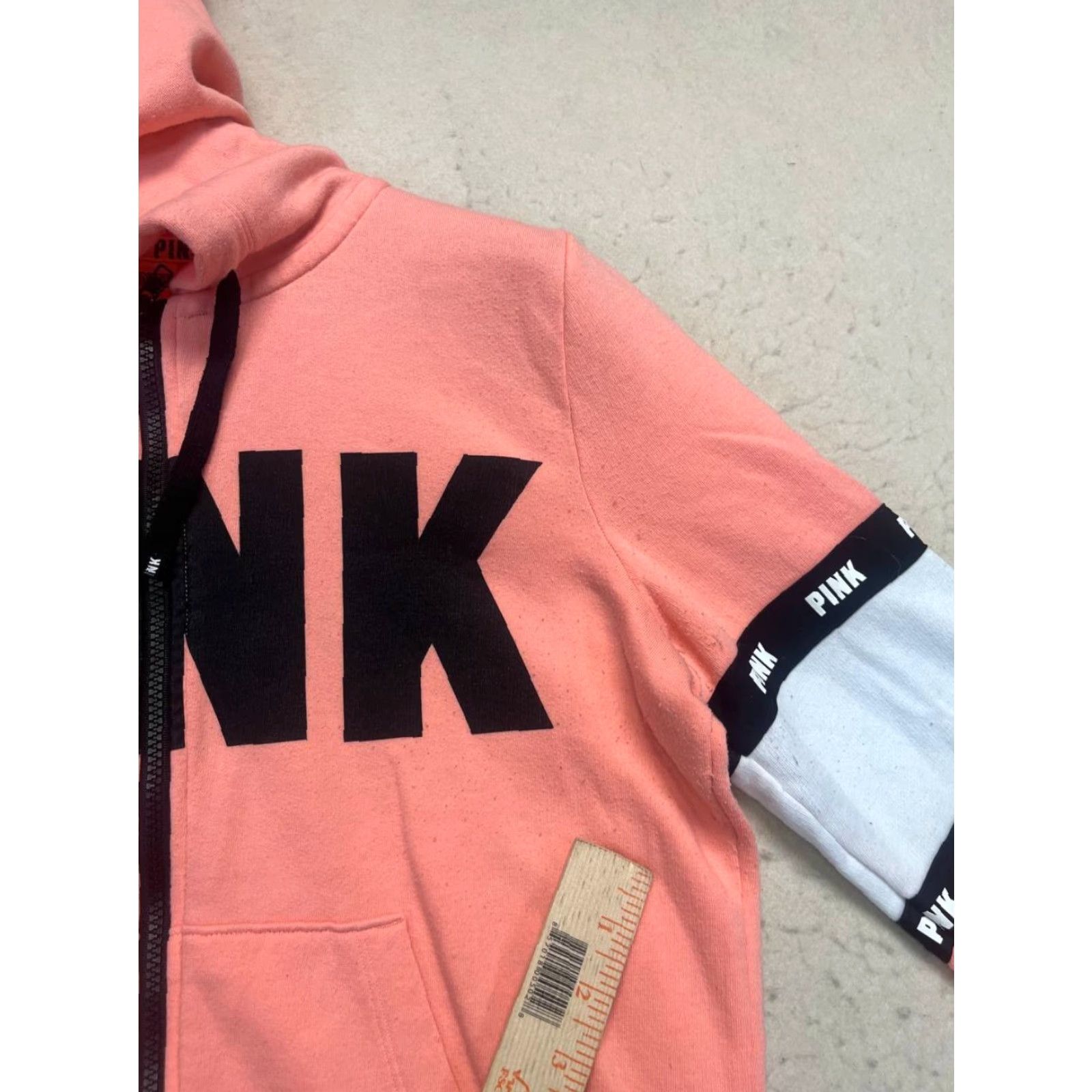Victoria's Secret Victoria's Secret PINK Hoodie Womens M Zip Up Pink See Pics 2000s Y2k Size M / US 6-8 / IT 42-44 - 6 Thumbnail