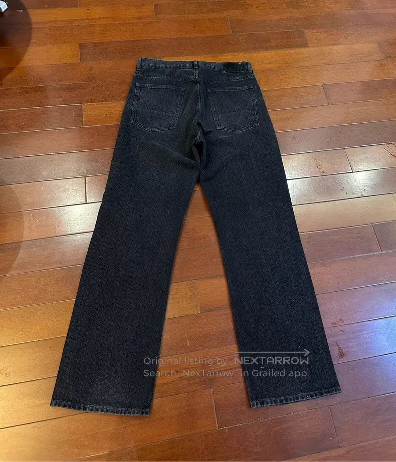 Our Legacy Our Legacy Black loose straight-leg jeans Size US 32 / EU 48 - 2 Thumbnail