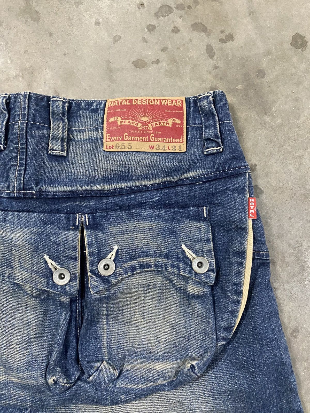 Japanese Brand Japanese Natal Design G55 High Rise 3D Pocket @311 Size US 32 / EU 48 - 7 Thumbnail