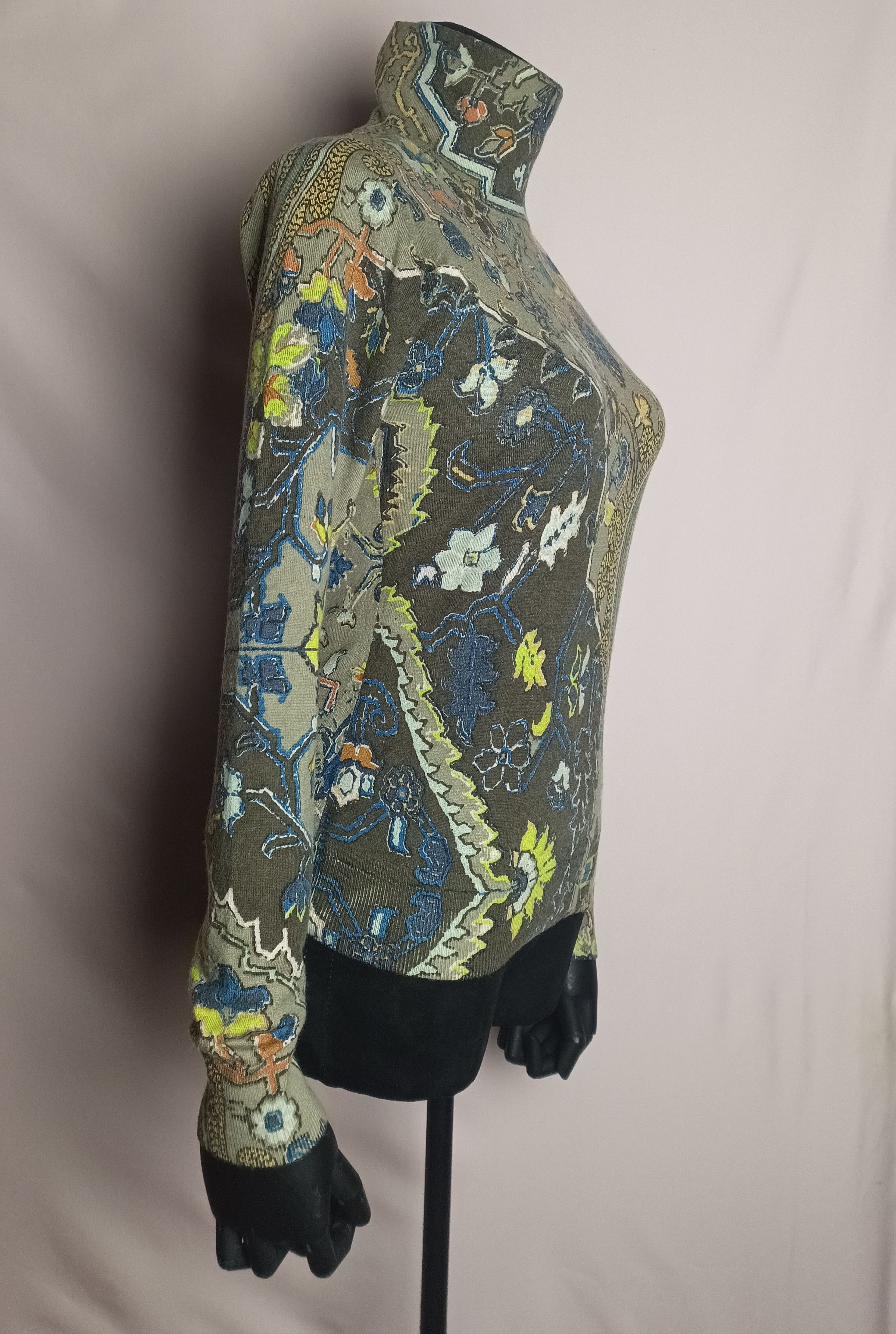 Etro ETRO Milano Paisley Print High Neck Jumper Size M / US 6-8 / IT 42-44 - 2 Thumbnail