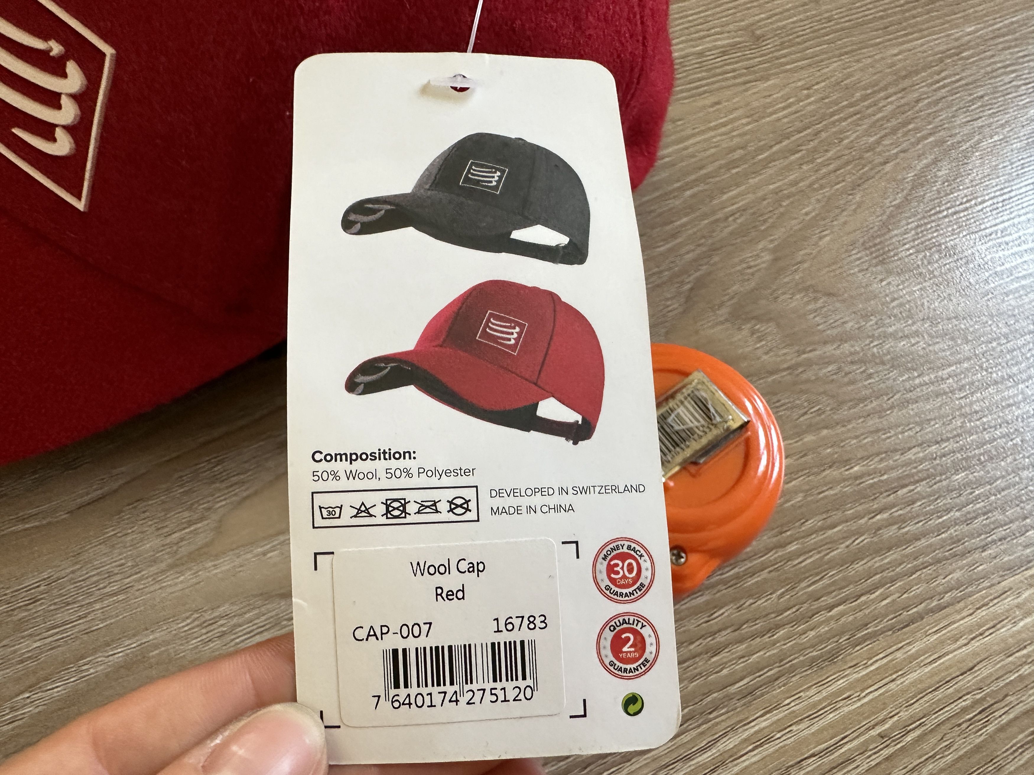 Sports Specialties Compresport New Red Wool Cap Size ONE SIZE - 9 Thumbnail