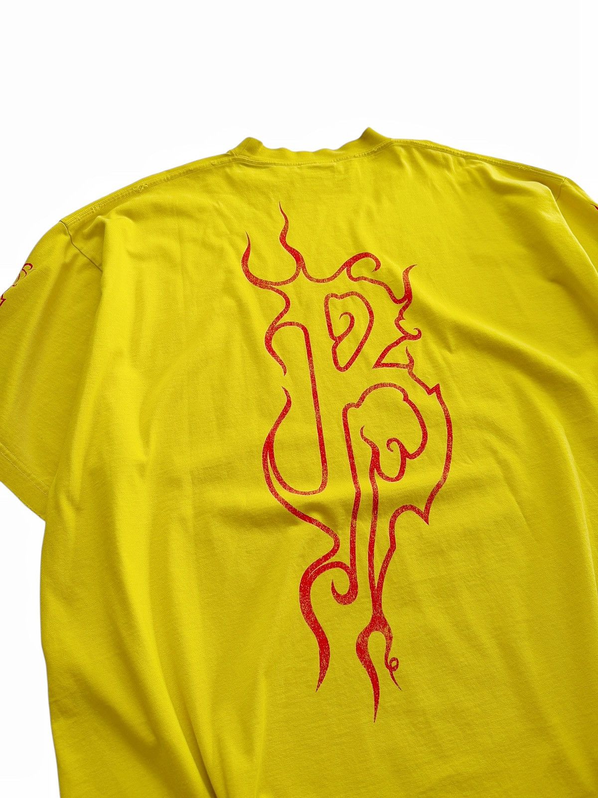 Balenciaga Darkwave Vintage Jersey Yellow Flame Shirt Size US M / EU 48-50 / 2 - 3 Thumbnail