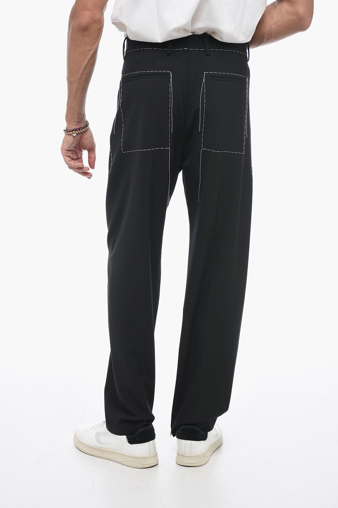 Off-White og1mm0824 Tailoring Pant in Black Size US 30 / EU 46 - 4 Thumbnail