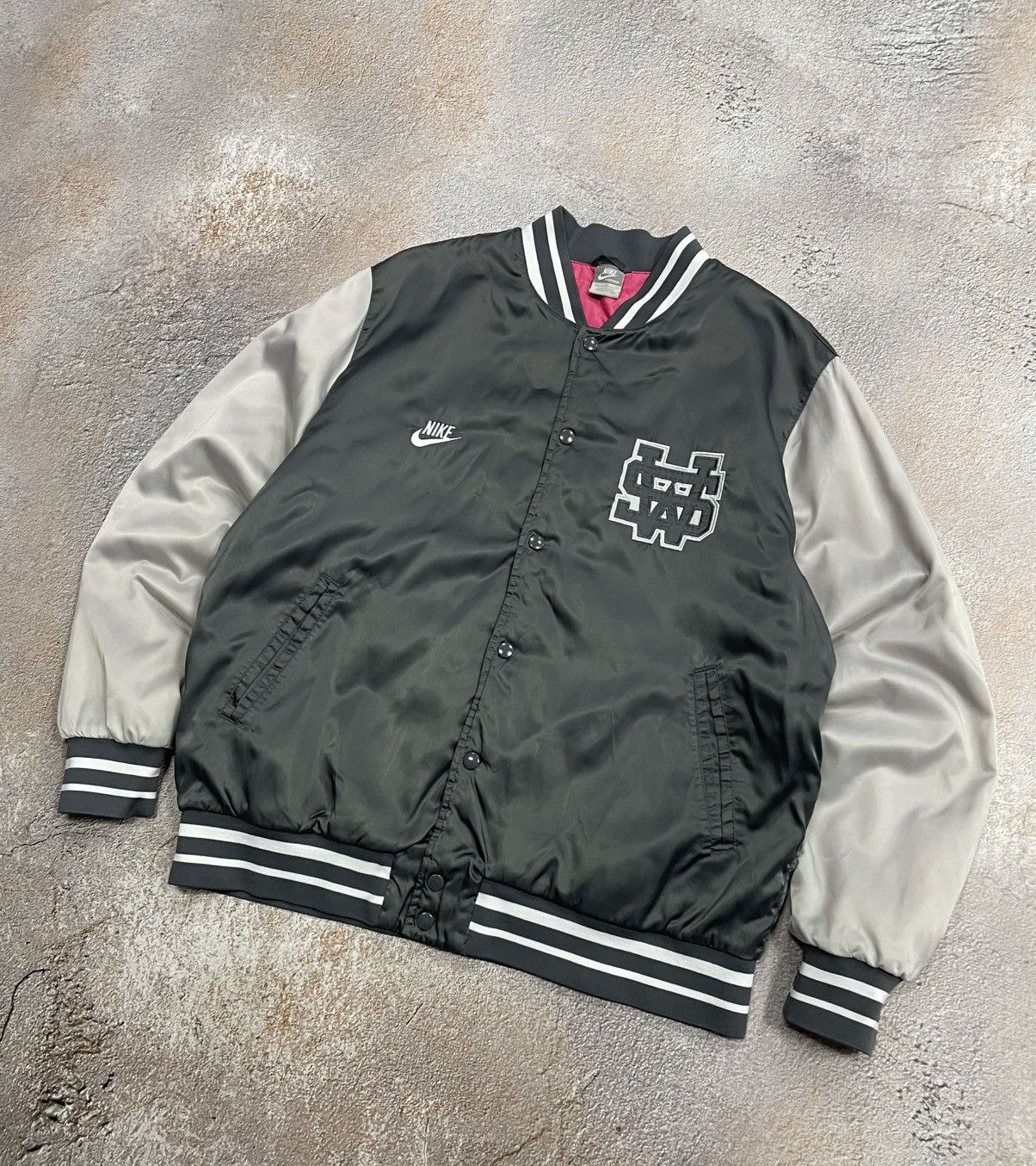 Nike Vintage Nike NSW Satin Bomber Jacket Size US XL / EU 56 / 4 - 2 Thumbnail