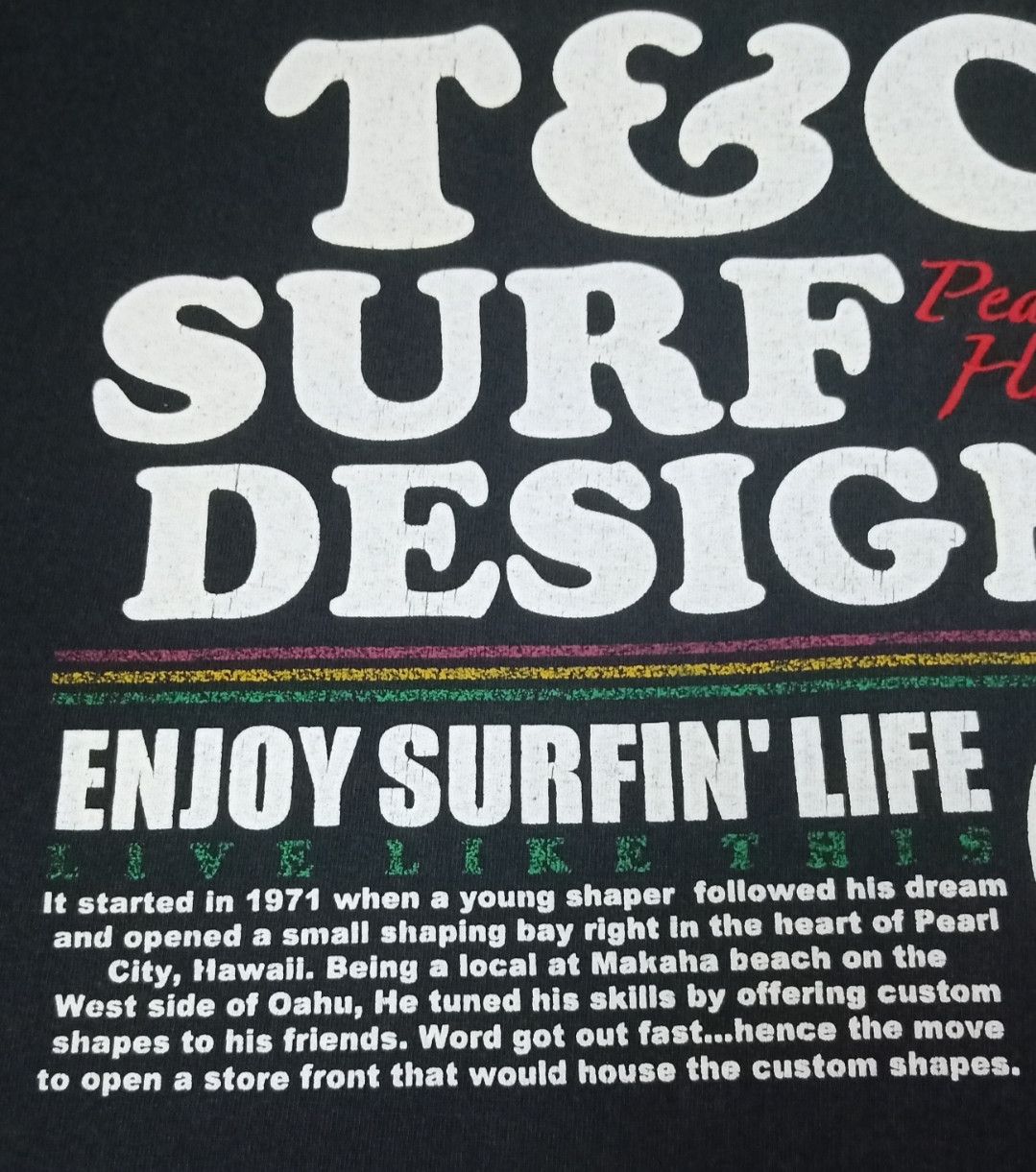 Vintage Vintage 90s T&C Surf Designs Hawaii T-shirt Size US L / EU 52-54 / 3 - 18 Thumbnail
