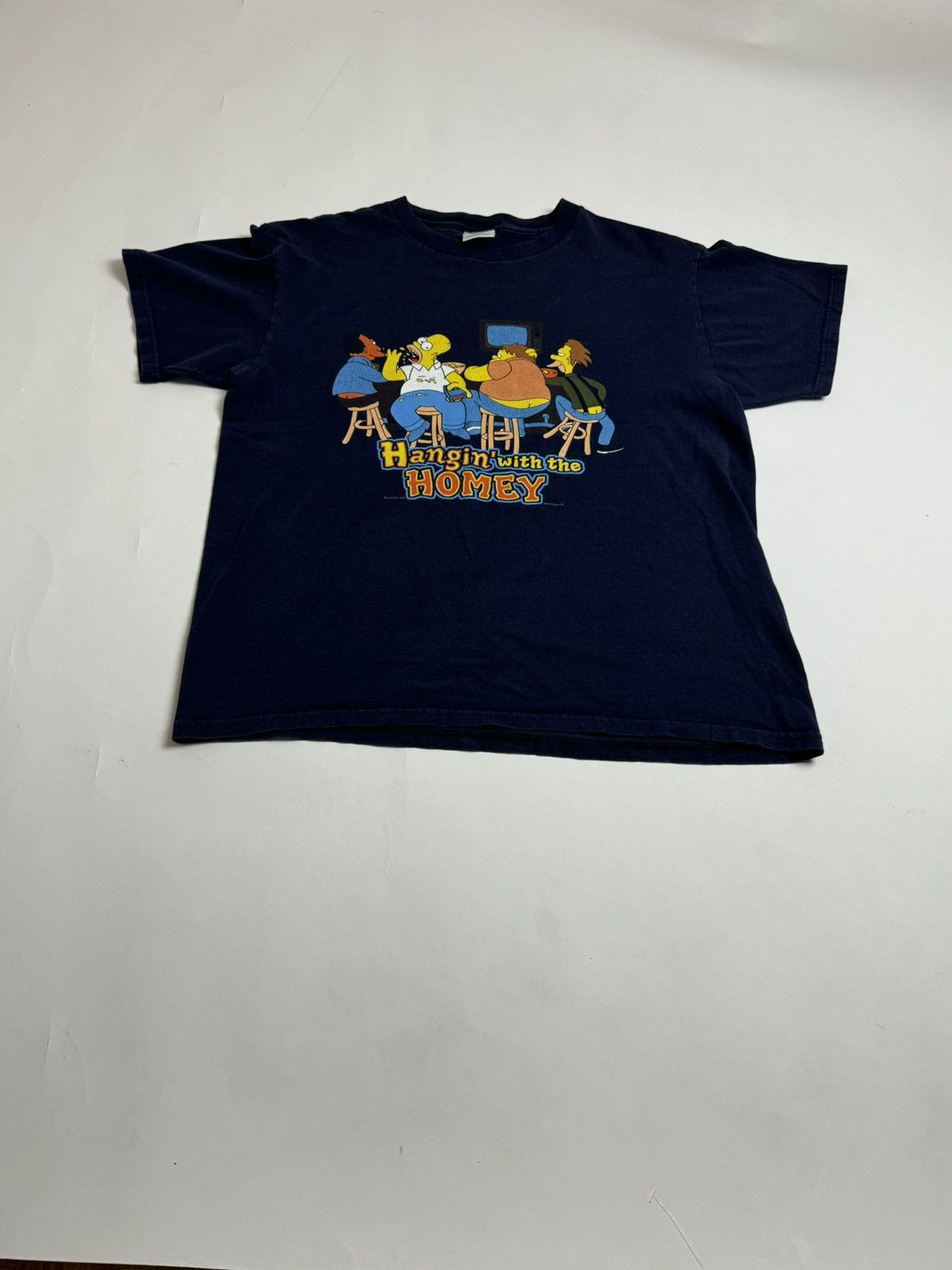 The Simpsons Navy Blue Simpson Graphic Tee Size US M / EU 48-50 / 2 - 1 Thumbnail
