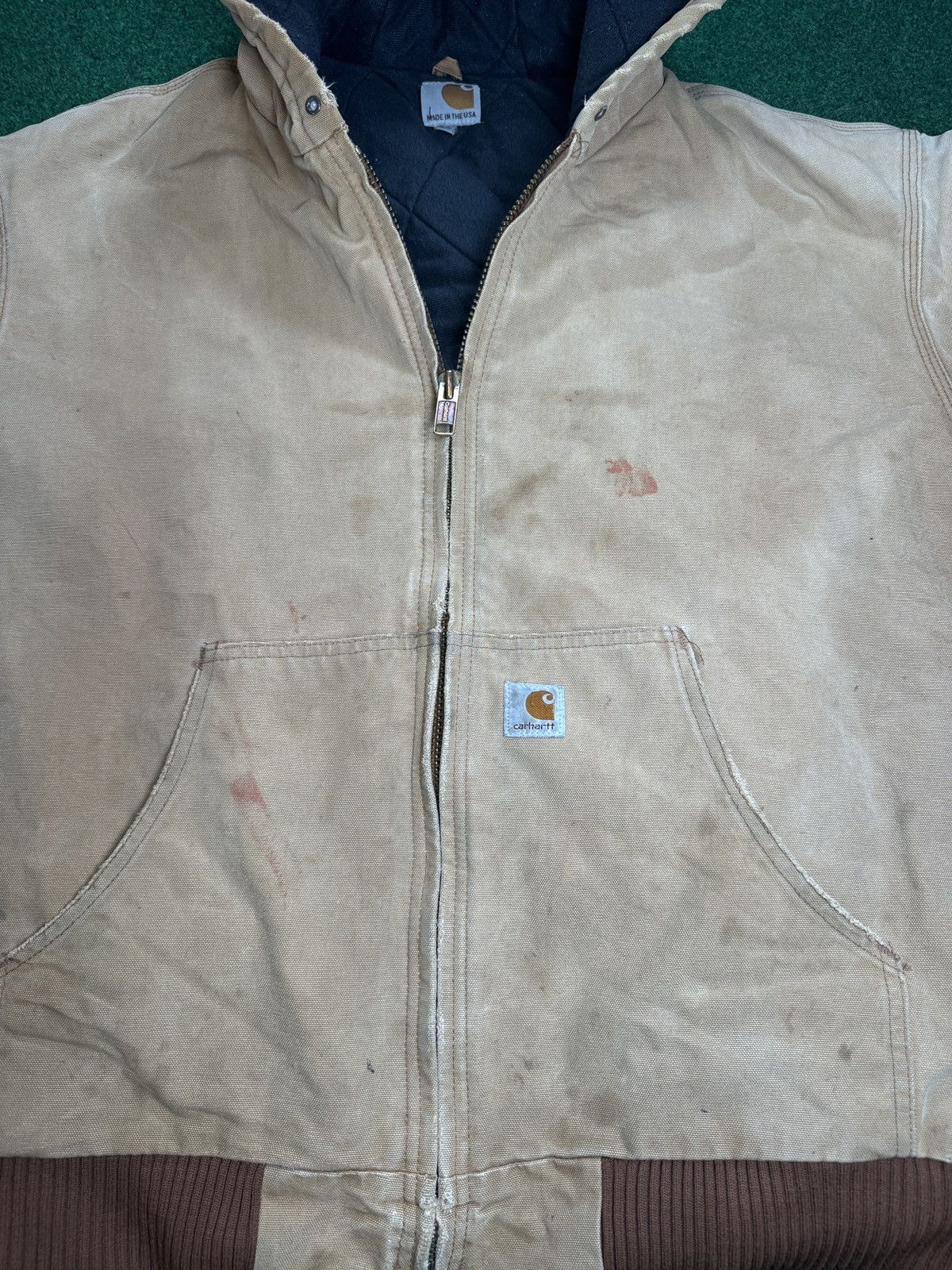 Carhartt Vintage 90s Carhartt Distressed Tan Quick Duck Jacket Size US XXL / EU 58 / 5 - 3 Thumbnail