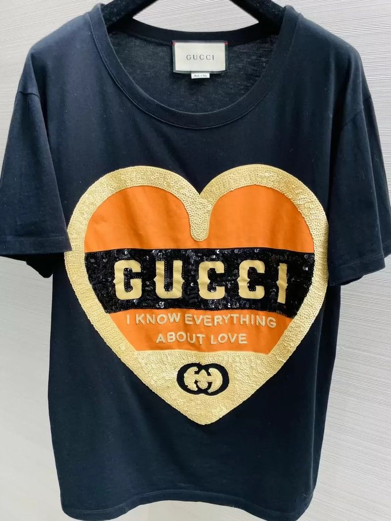 Gucci Gucci Short-sleeved T-shirt letter short-sleeved 2501-Next Size US S / EU 44-46 / 1 - 4 Thumbnail