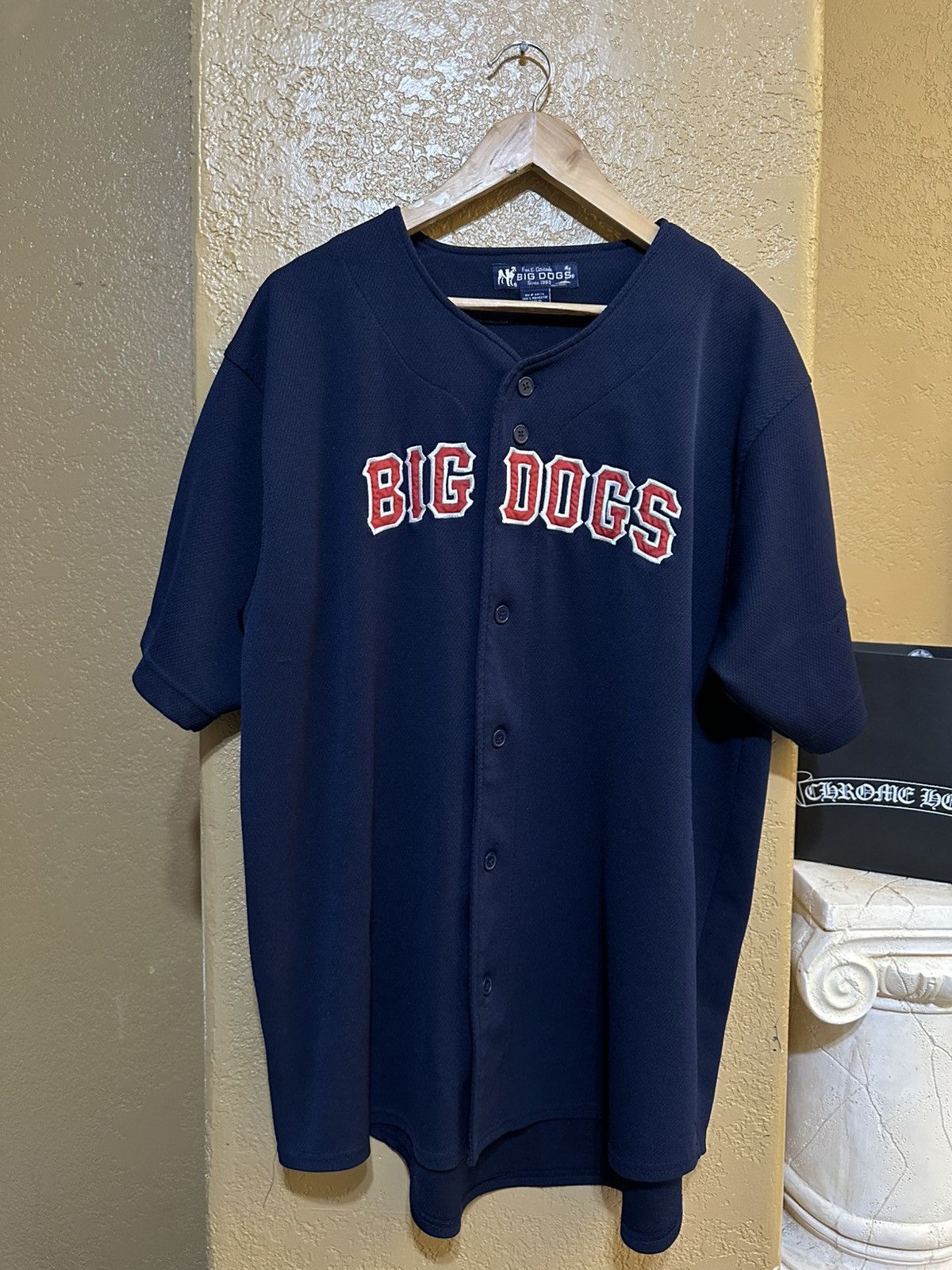 Vintage 📌 vintage Big Dogs baseball jersey xl Size US XL / EU 56 / 4 - 2 Thumbnail